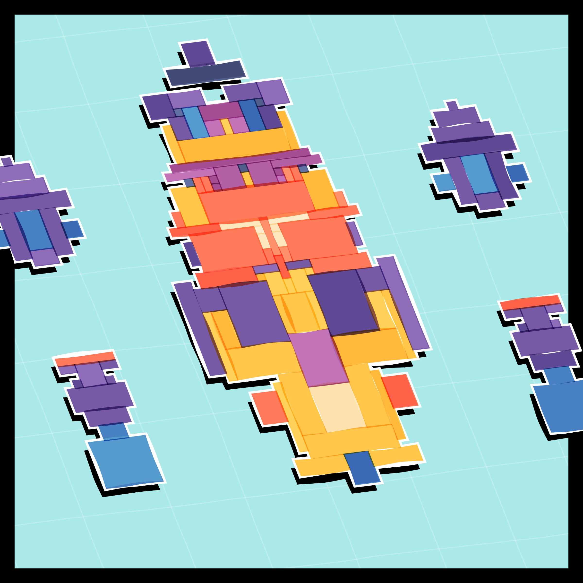 Art Blocks - Art Blocks v2 - Paper Armada #93 - NFT # 37000093