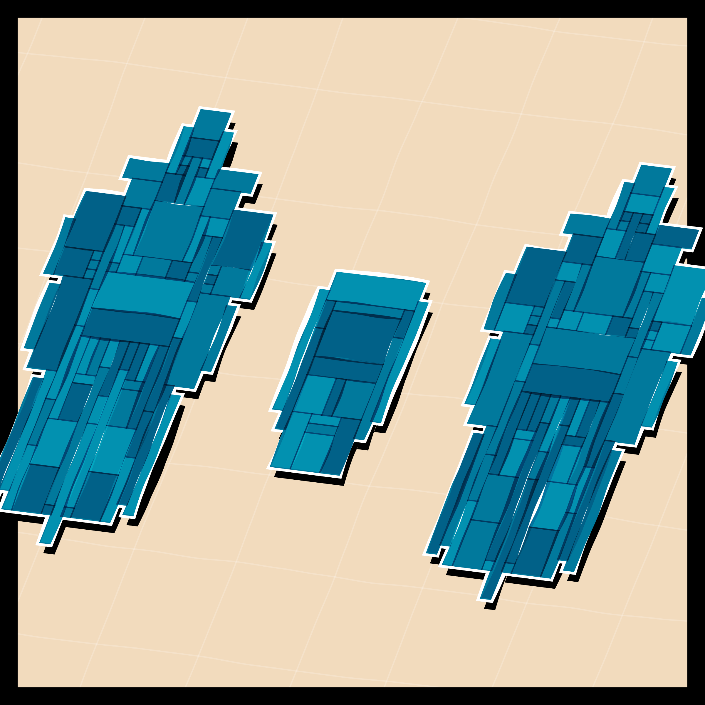 Art Blocks - Art Blocks v2 - Paper Armada #95 - NFT # 37000095