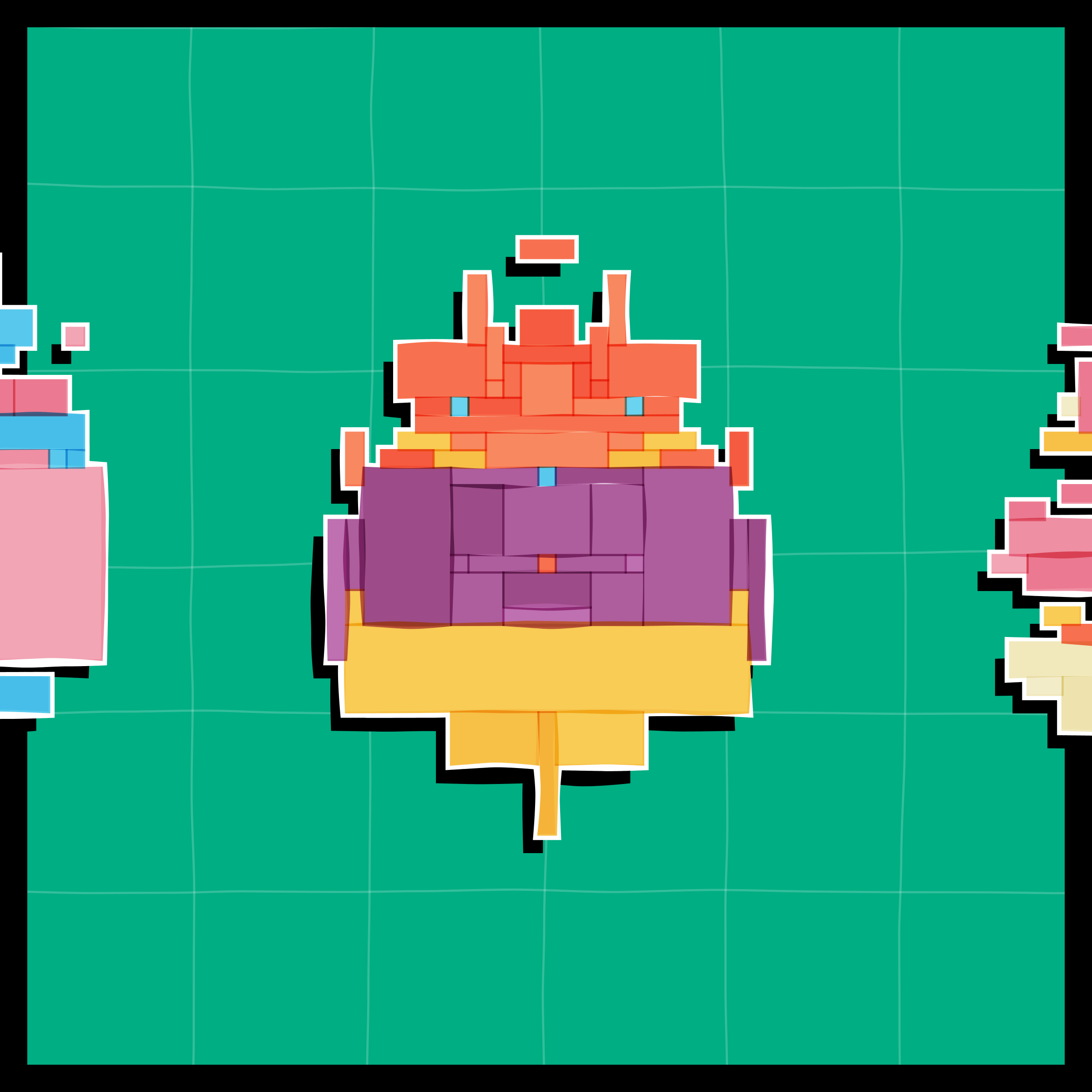 Art Blocks - Art Blocks v2 - Paper Armada #107 - NFT # 37000107