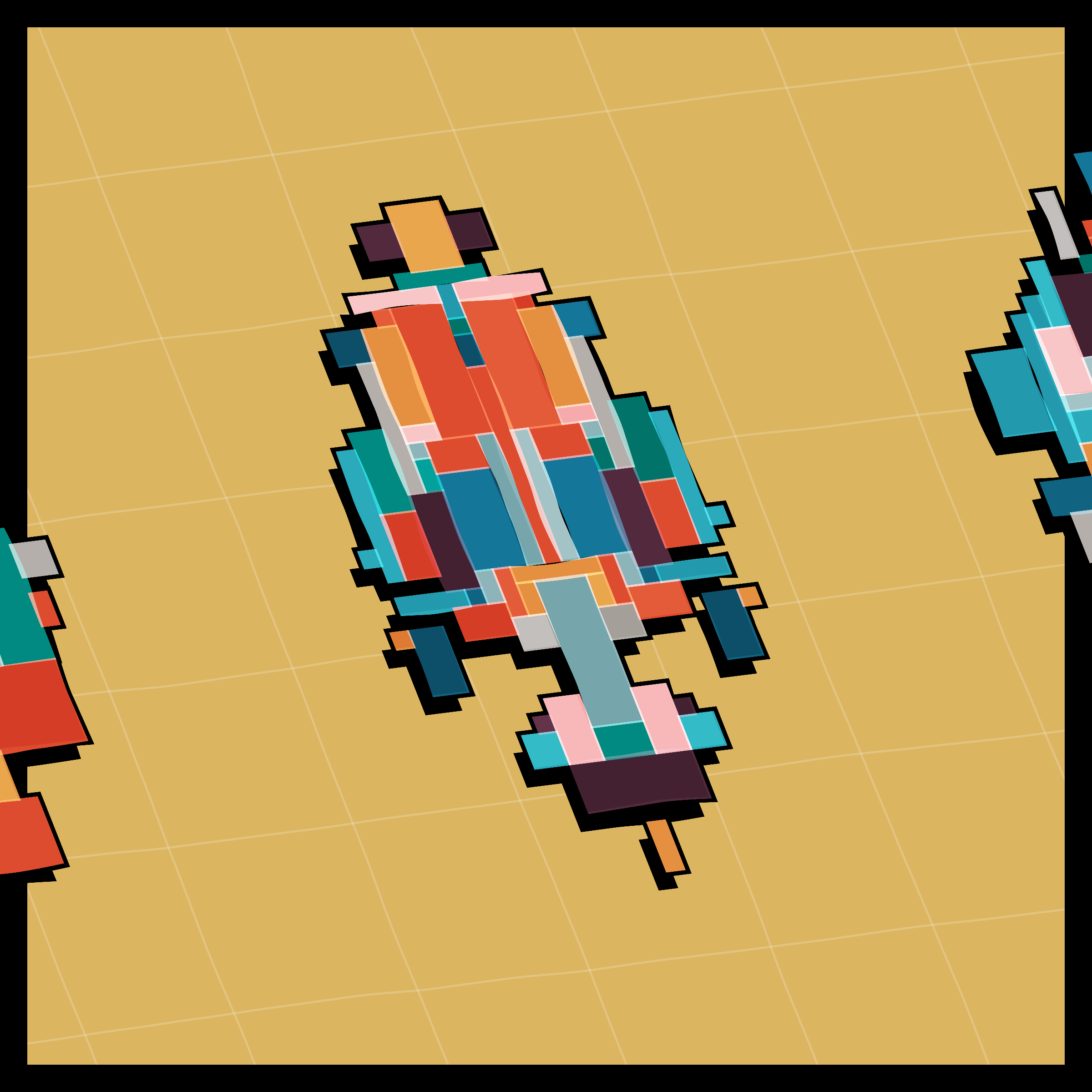 Art Blocks - Art Blocks v2 - Paper Armada #128 - NFT # 37000128