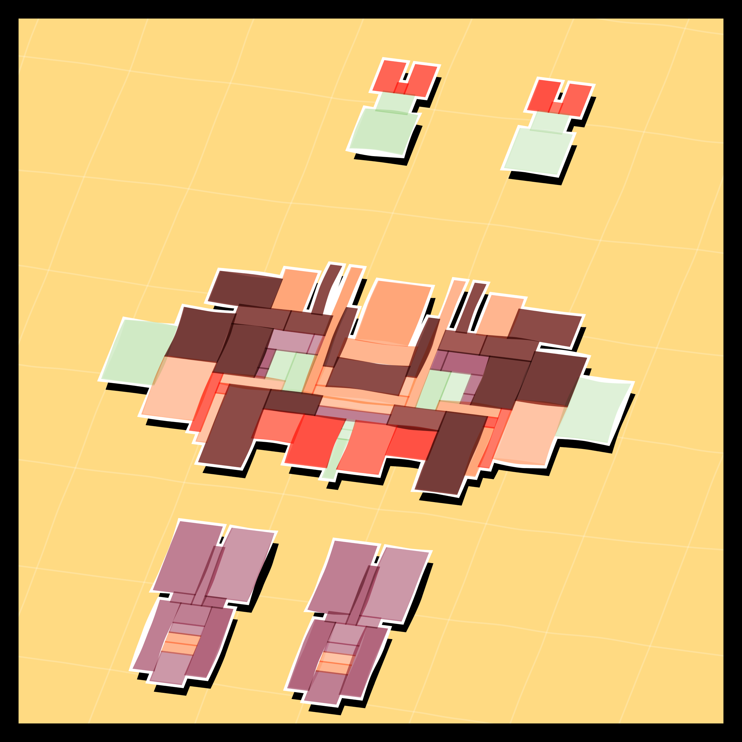 Art Blocks - Art Blocks v2 - Paper Armada #130 - NFT # 37000130