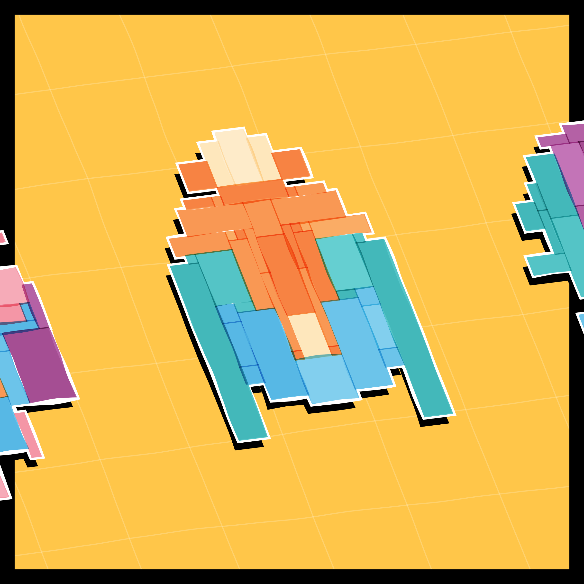 Art Blocks - Art Blocks v2 - Paper Armada #132 - NFT # 37000132