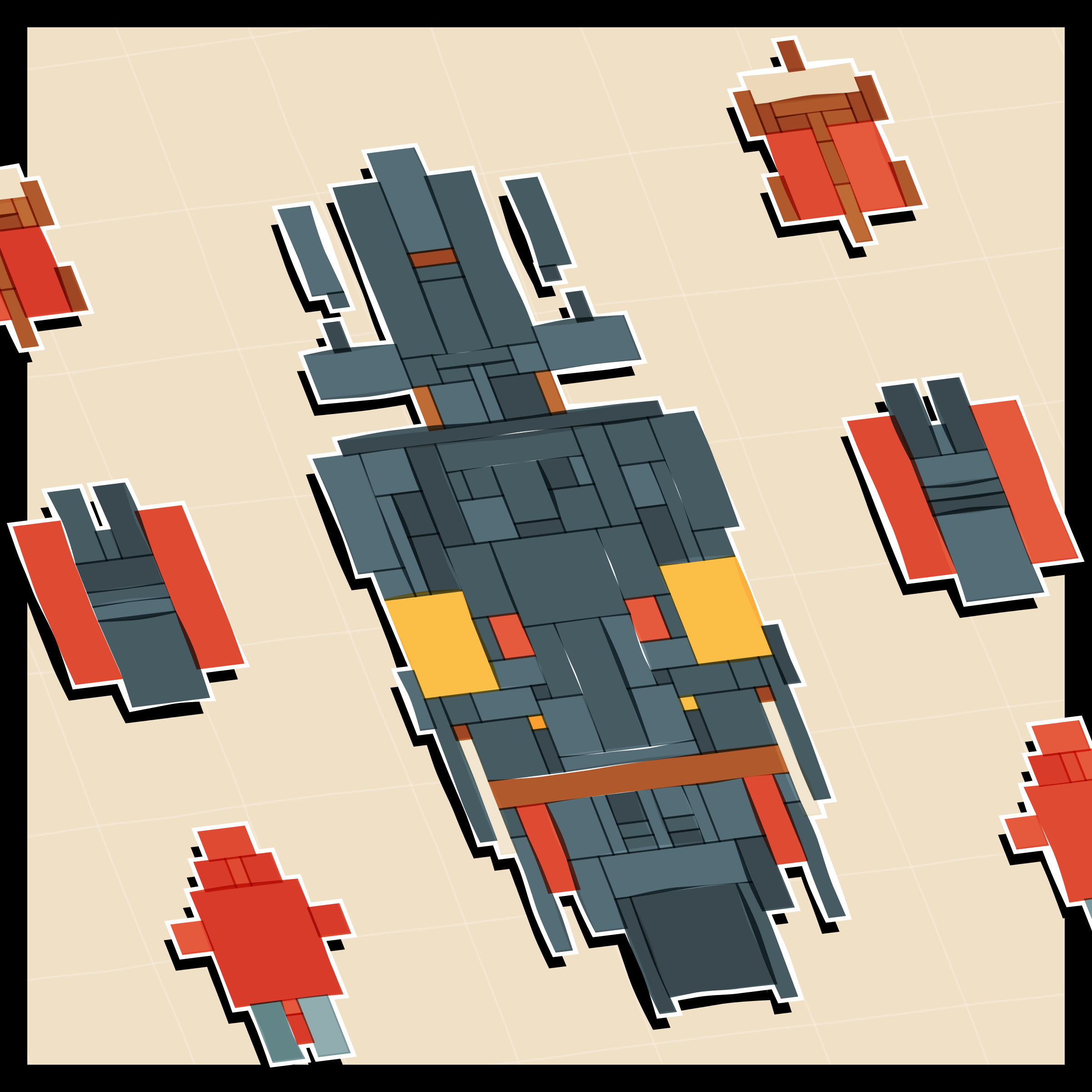 Art Blocks - Art Blocks v2 - Paper Armada #143 - NFT # 37000143