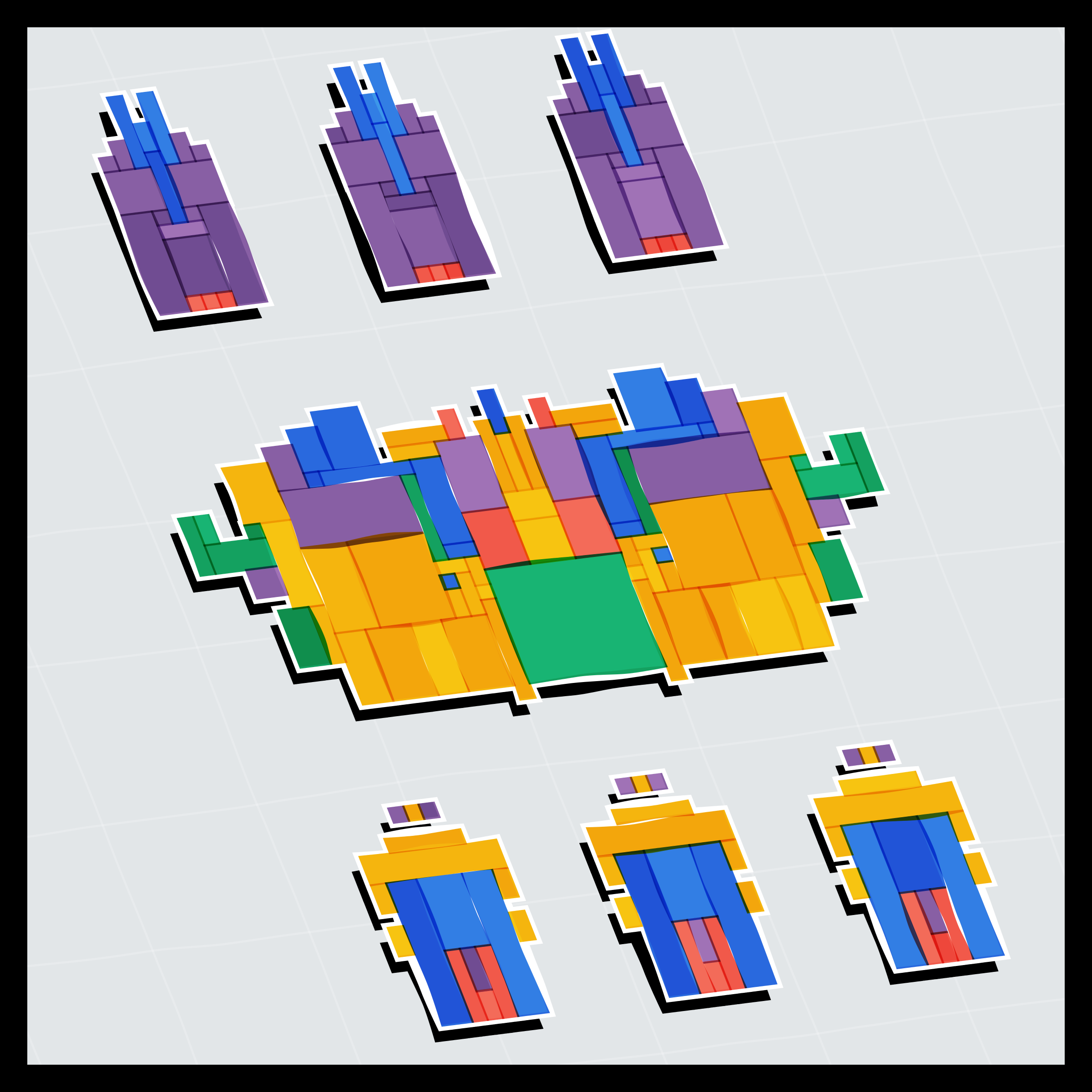 Art Blocks - Art Blocks v2 - Paper Armada #151 - NFT # 37000151