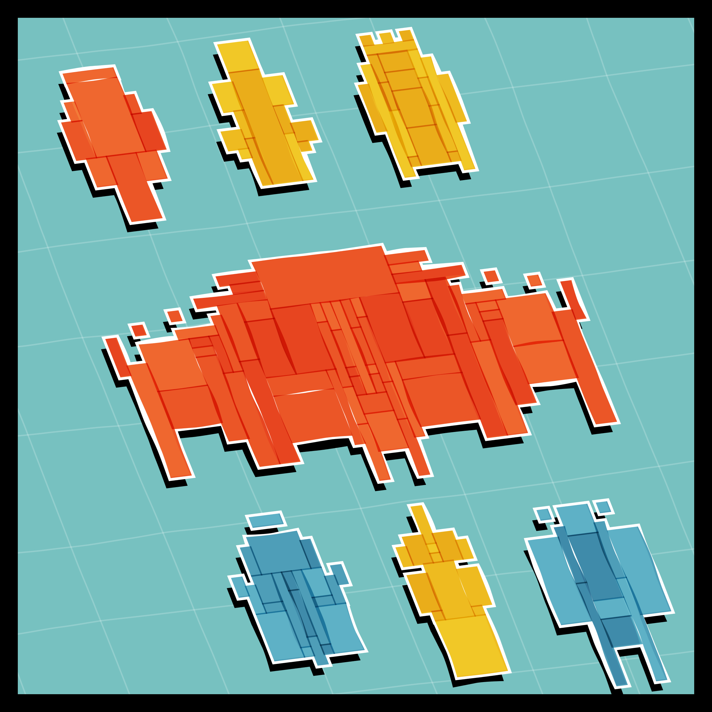 Art Blocks - Art Blocks v2 - Paper Armada #162 - NFT # 37000162