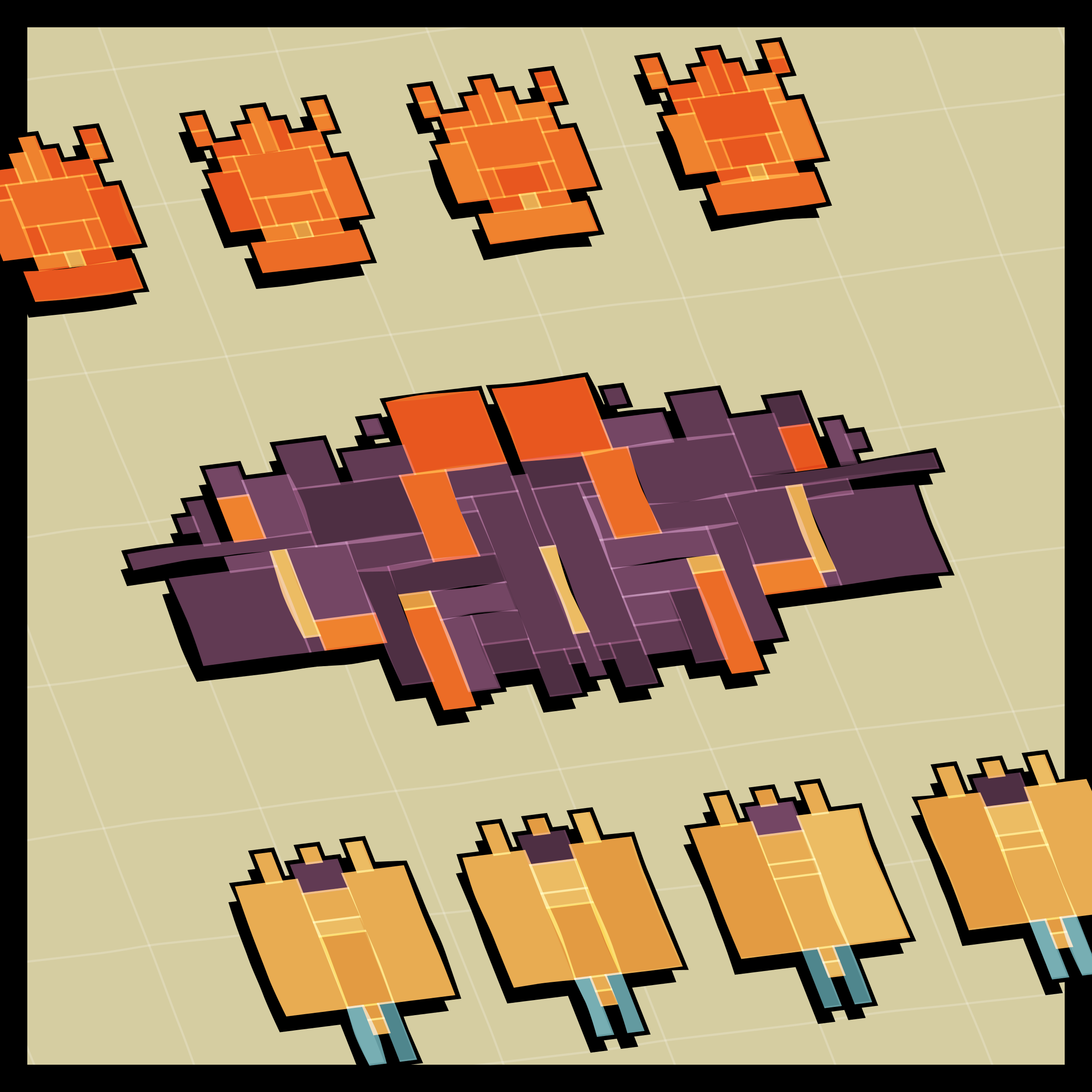 Art Blocks - Art Blocks v2 - Paper Armada #185 - NFT # 37000185