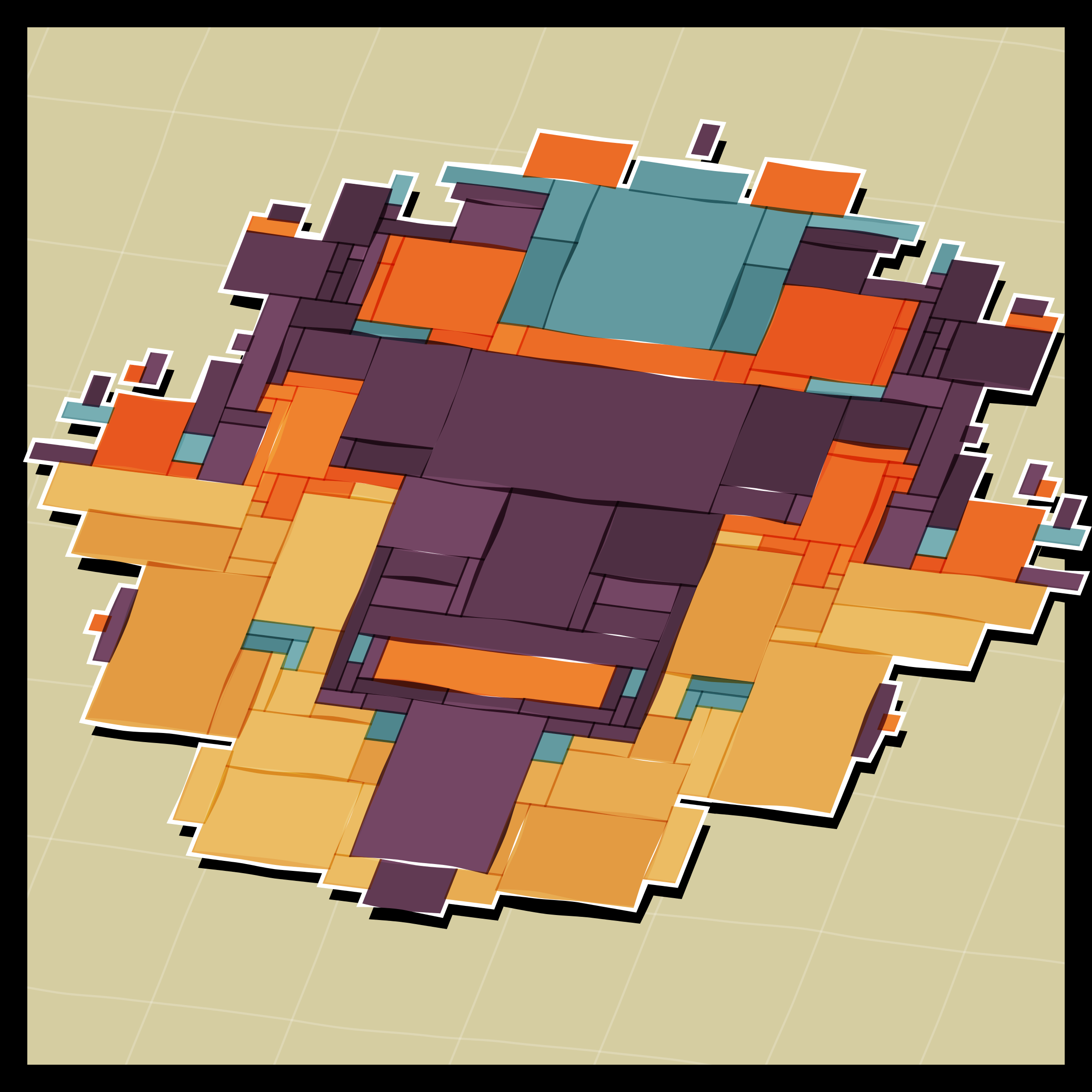 Art Blocks - Art Blocks v2 - Paper Armada #198 - NFT # 37000198