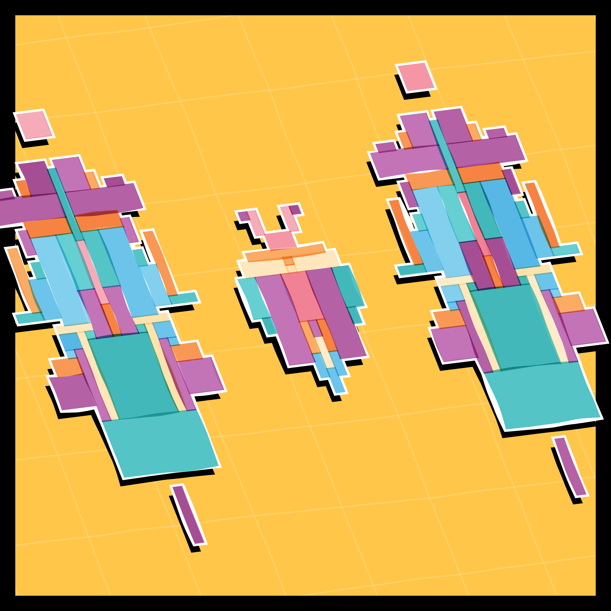 Art Blocks - Art Blocks v2 - Paper Armada #200 - NFT # 37000200