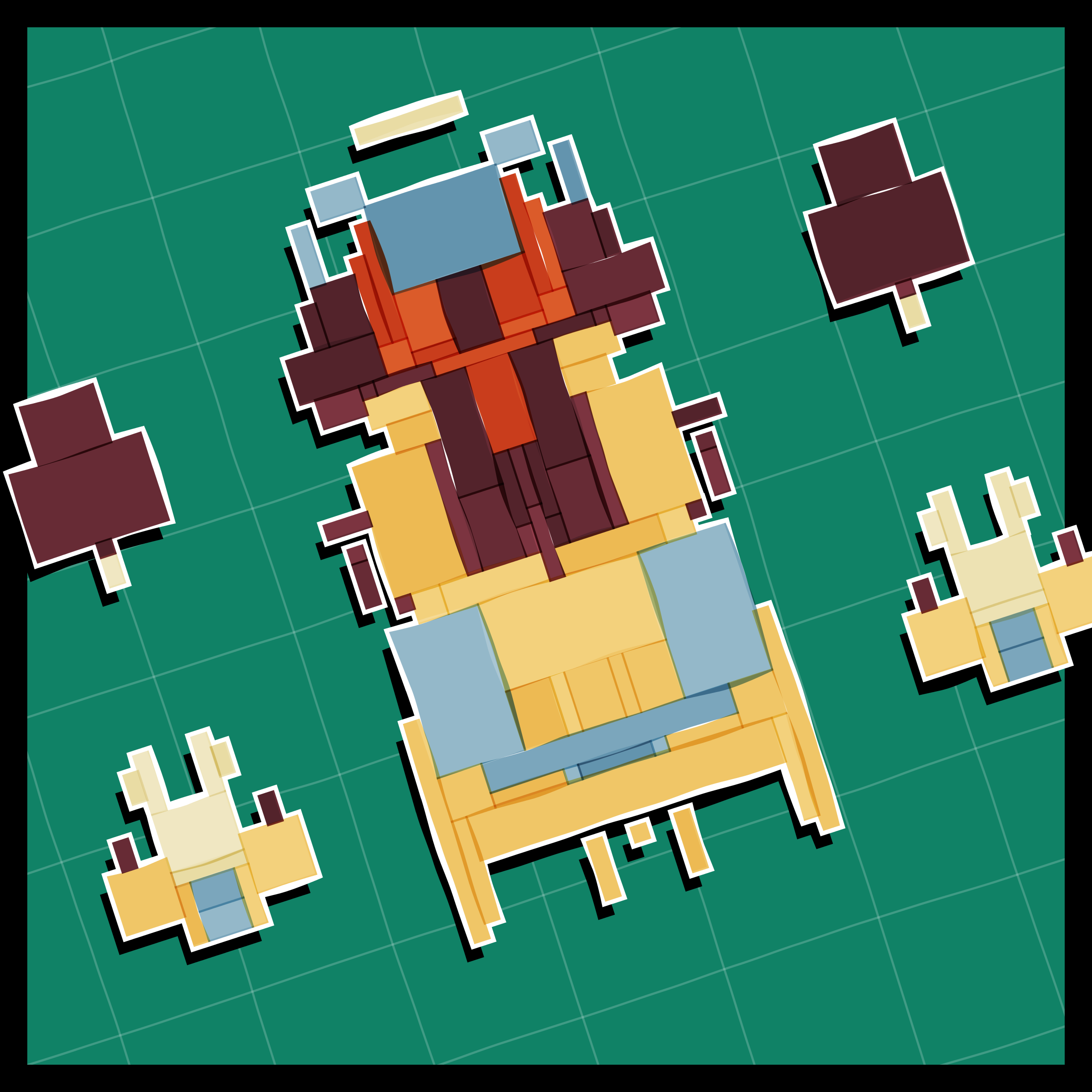 Art Blocks - Art Blocks v2 - Paper Armada #206 - NFT # 37000206