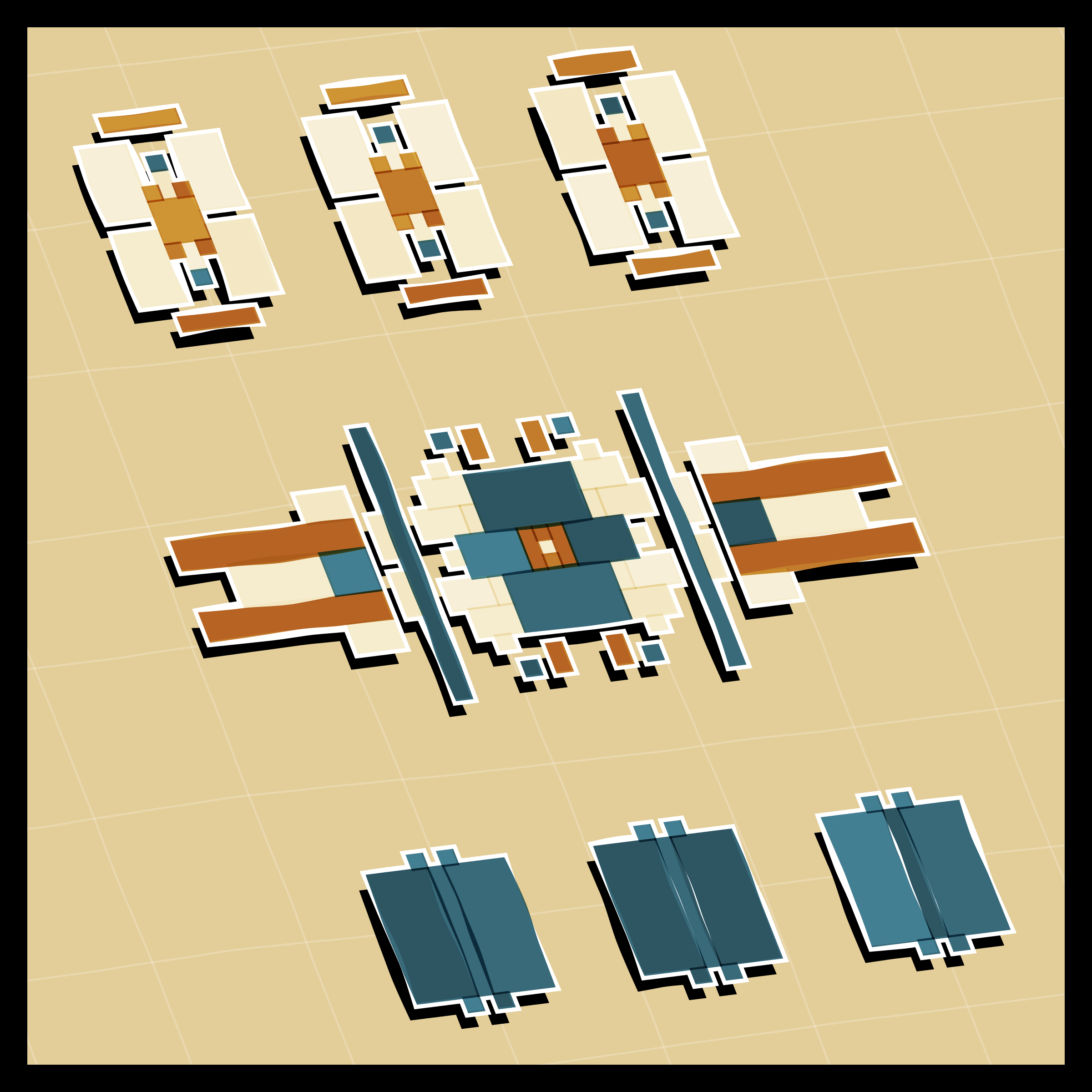 Art Blocks - Art Blocks v2 - Paper Armada #211 - NFT # 37000211