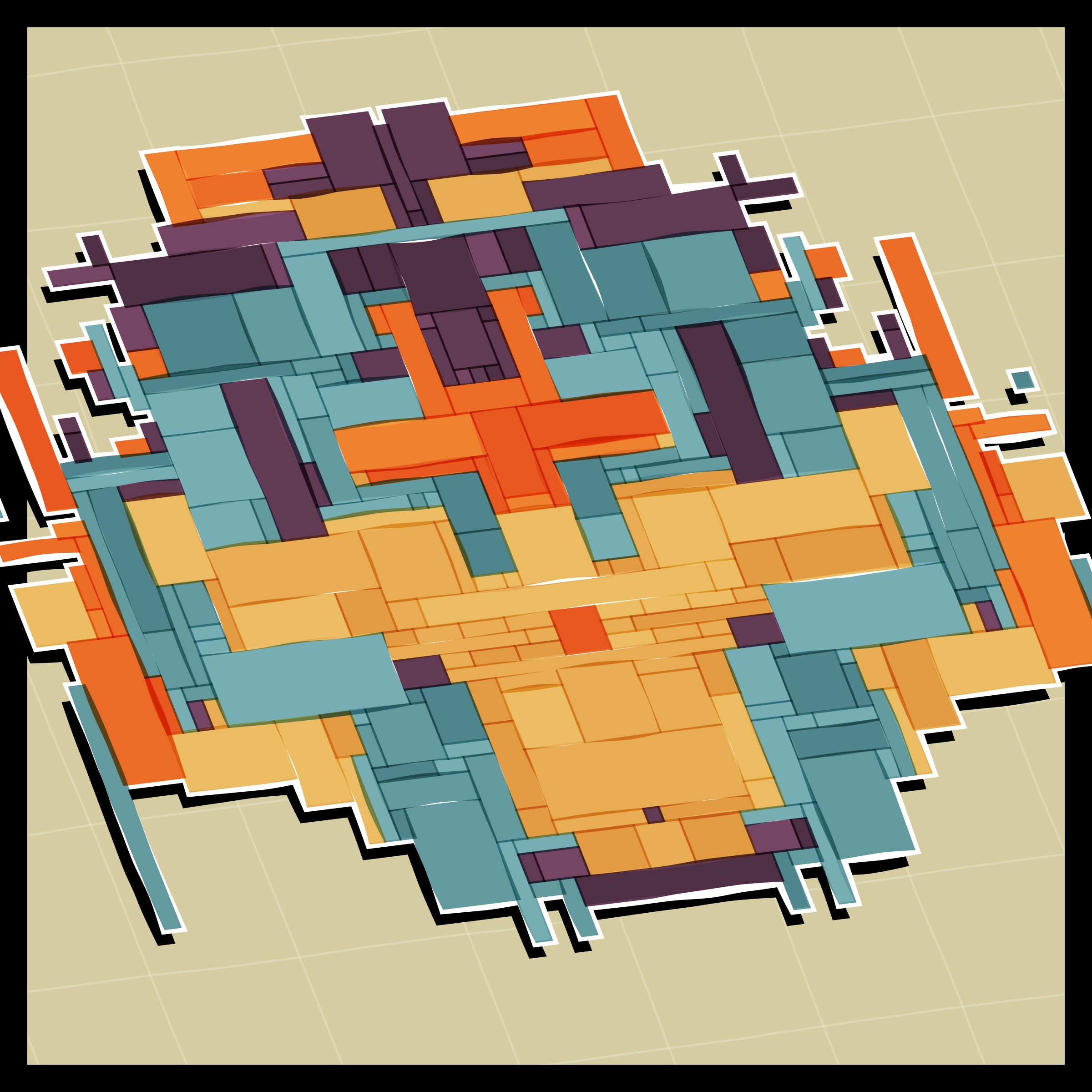 Art Blocks - Art Blocks v2 - Paper Armada #213 - NFT # 37000213