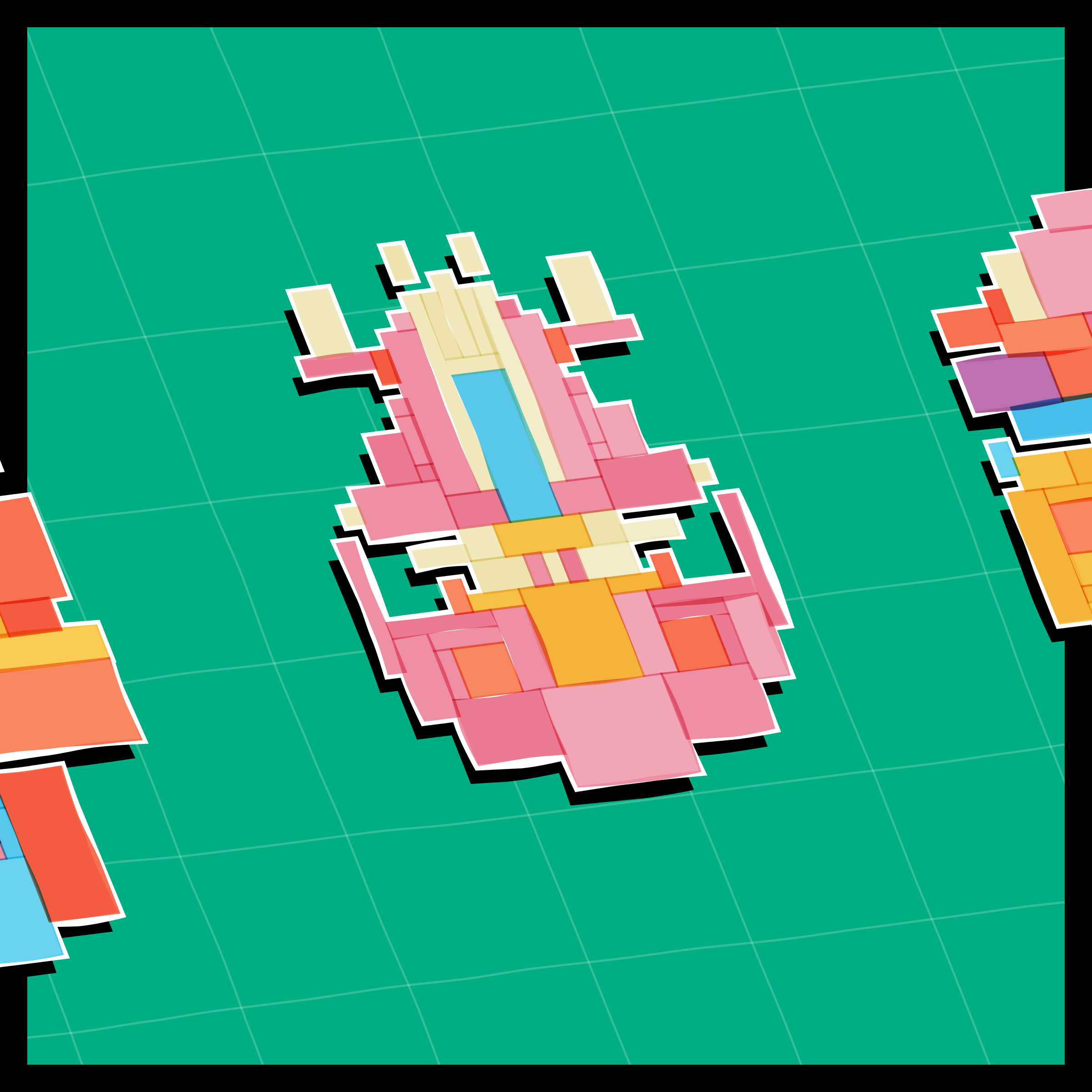 Art Blocks - Art Blocks v2 - Paper Armada #215 - NFT # 37000215