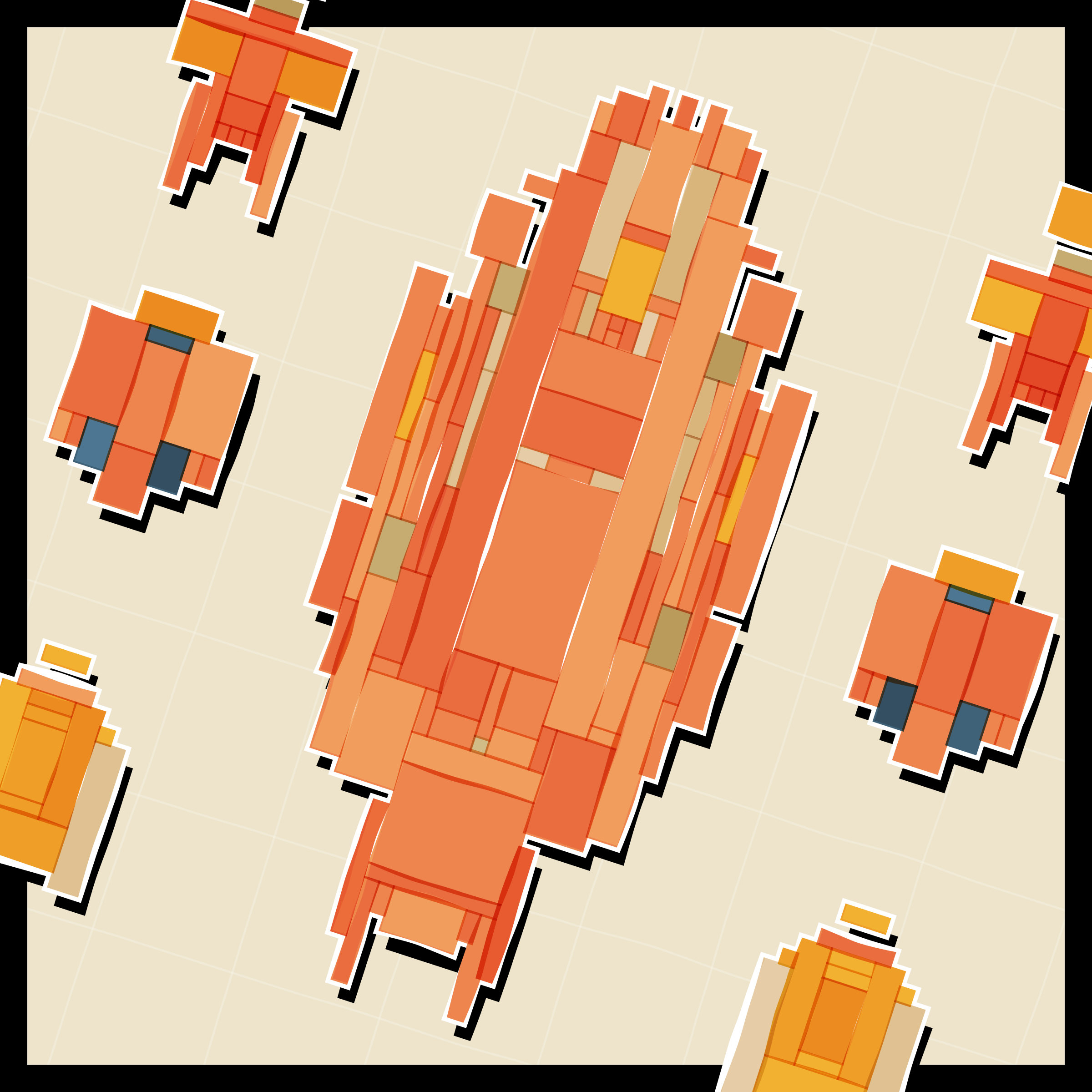 Art Blocks - Art Blocks v2 - Paper Armada #227 - NFT # 37000227