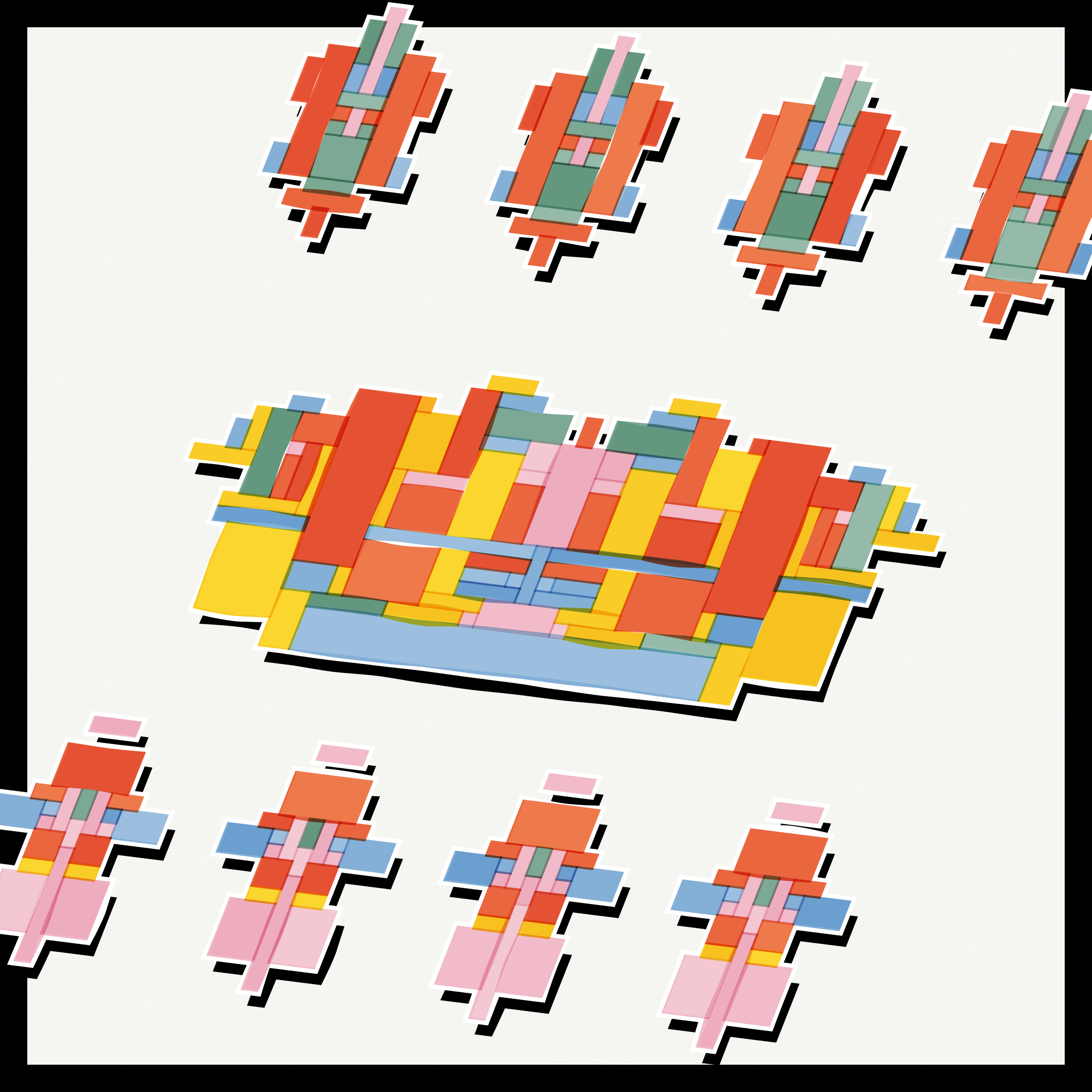 Art Blocks - Art Blocks v2 - Paper Armada #251 - NFT # 37000251