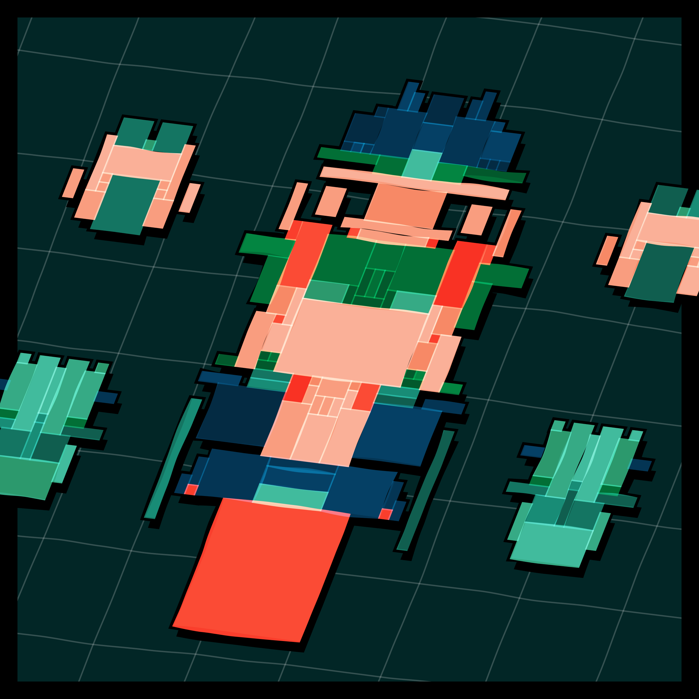 Art Blocks - Art Blocks v2 - Paper Armada #272 - NFT # 37000272