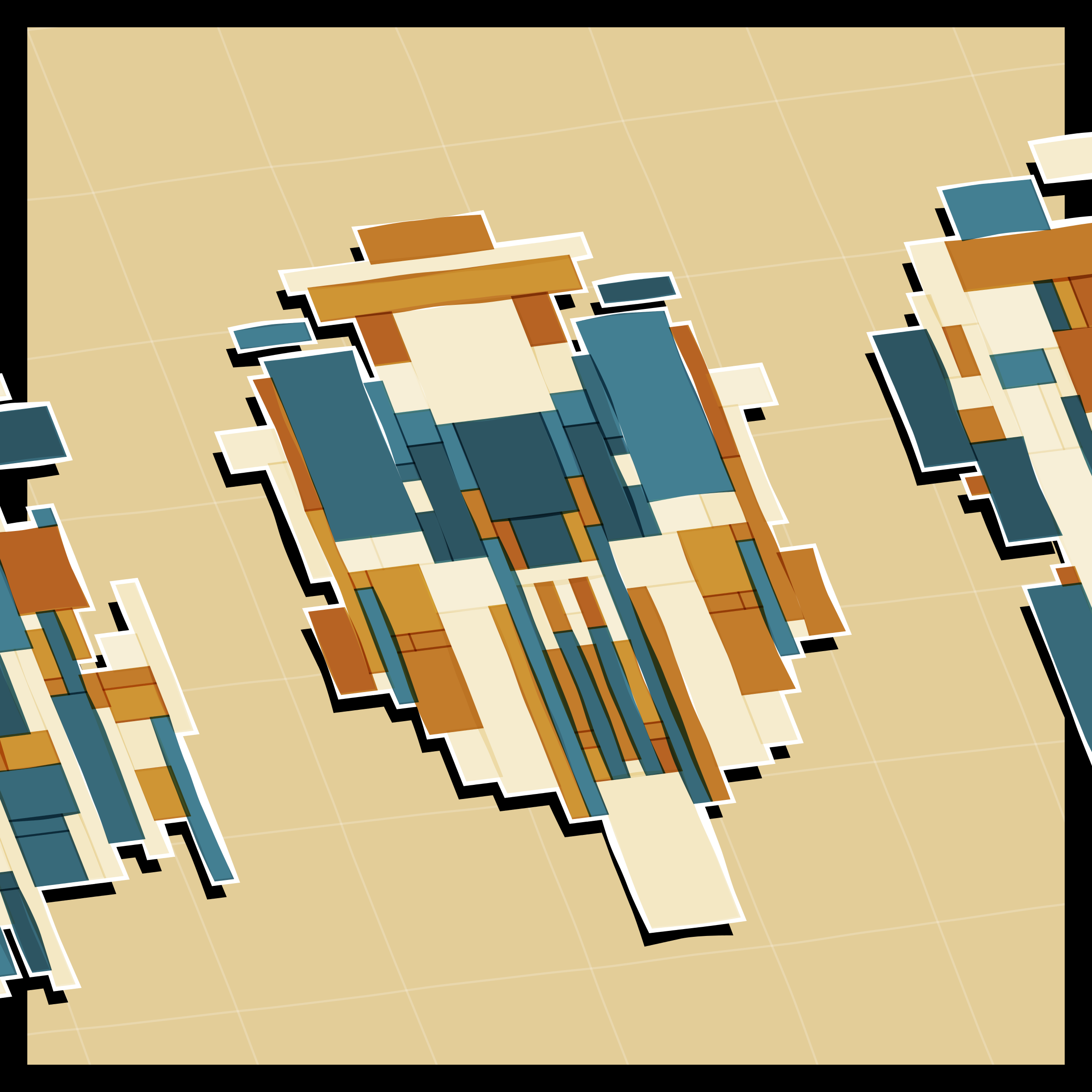 Art Blocks - Art Blocks v2 - Paper Armada #282 - NFT # 37000282