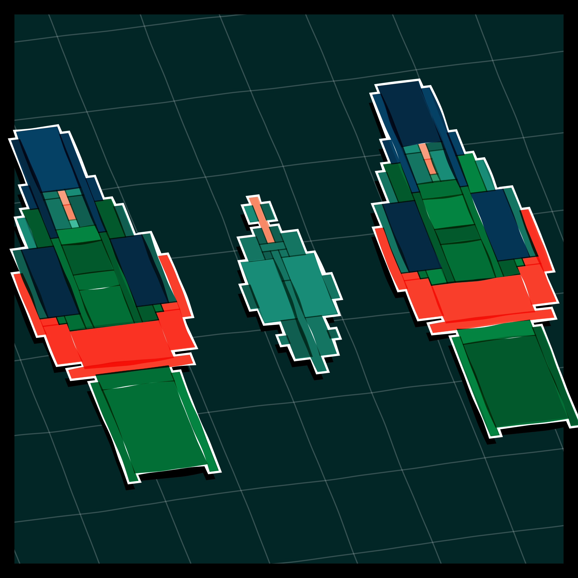 Art Blocks - Art Blocks v2 - Paper Armada #289 - NFT # 37000289