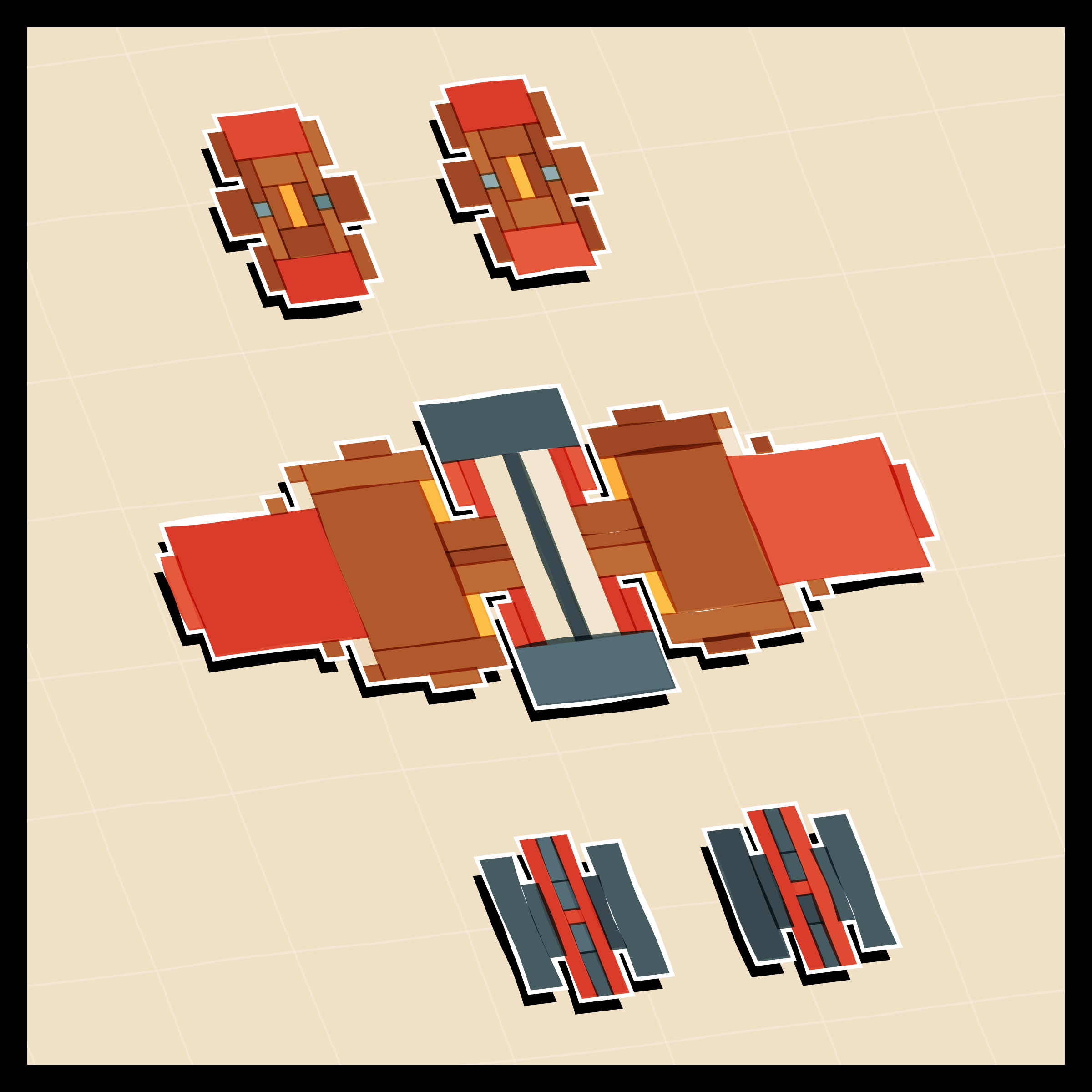 Art Blocks - Art Blocks v2 - Paper Armada #294 - NFT # 37000294