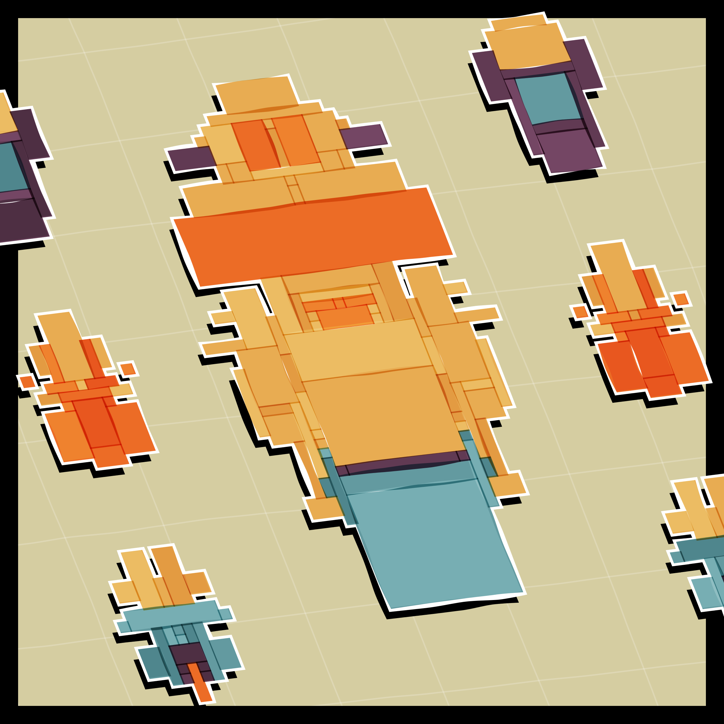 Art Blocks - Art Blocks v2 - Paper Armada #300 - NFT # 37000300