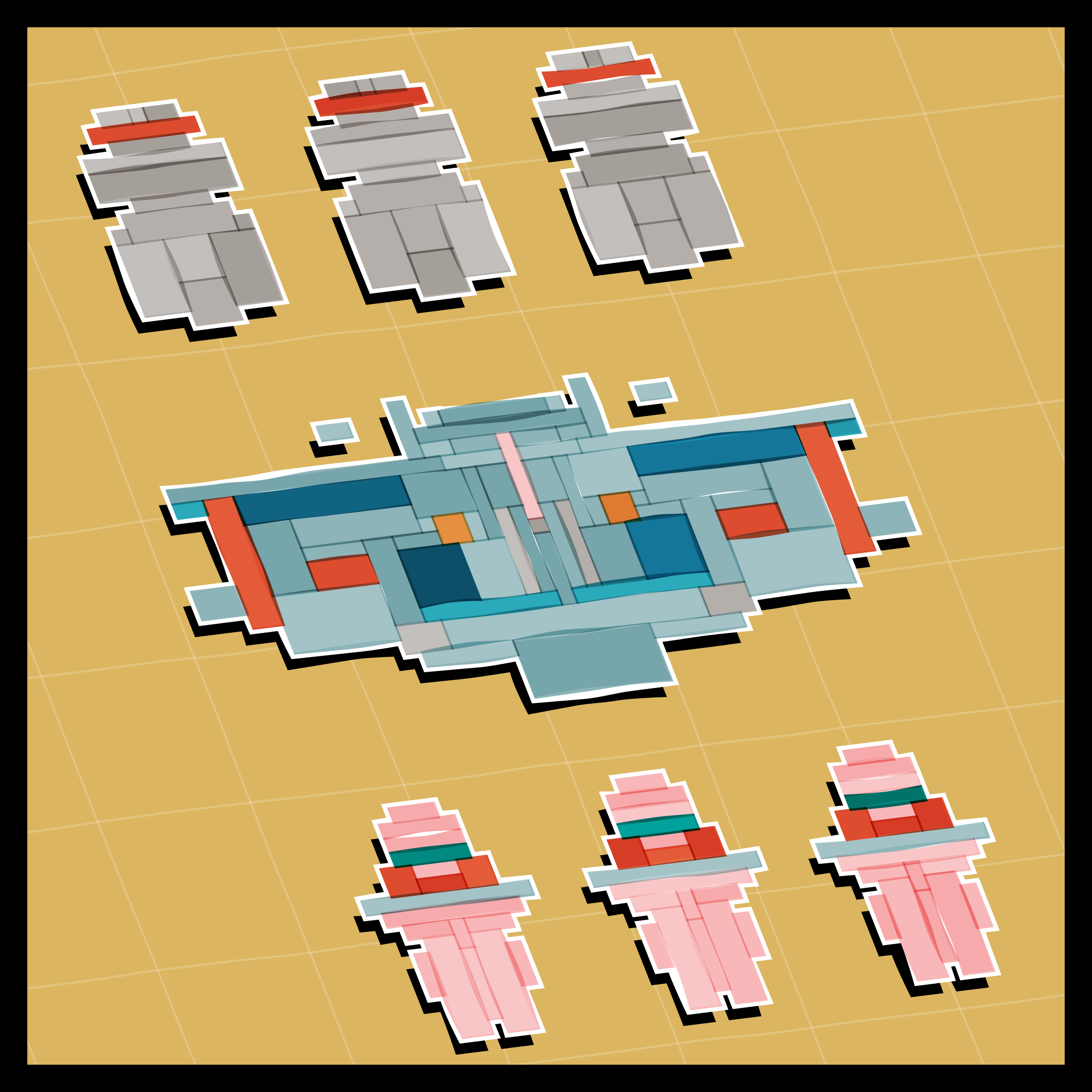 Art Blocks - Art Blocks v2 - Paper Armada #313 - NFT # 37000313