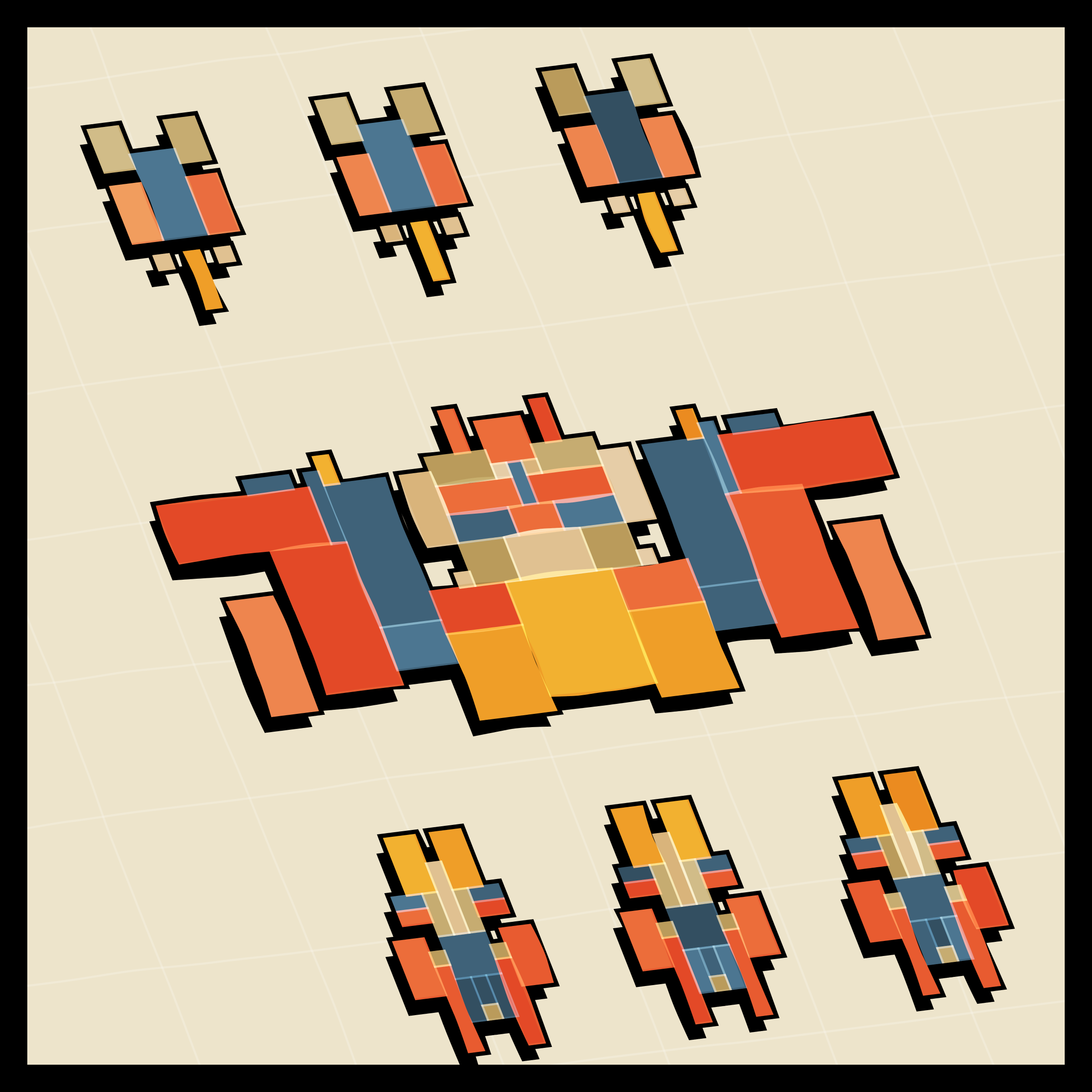 Art Blocks - Art Blocks v2 - Paper Armada #315 - NFT # 37000315