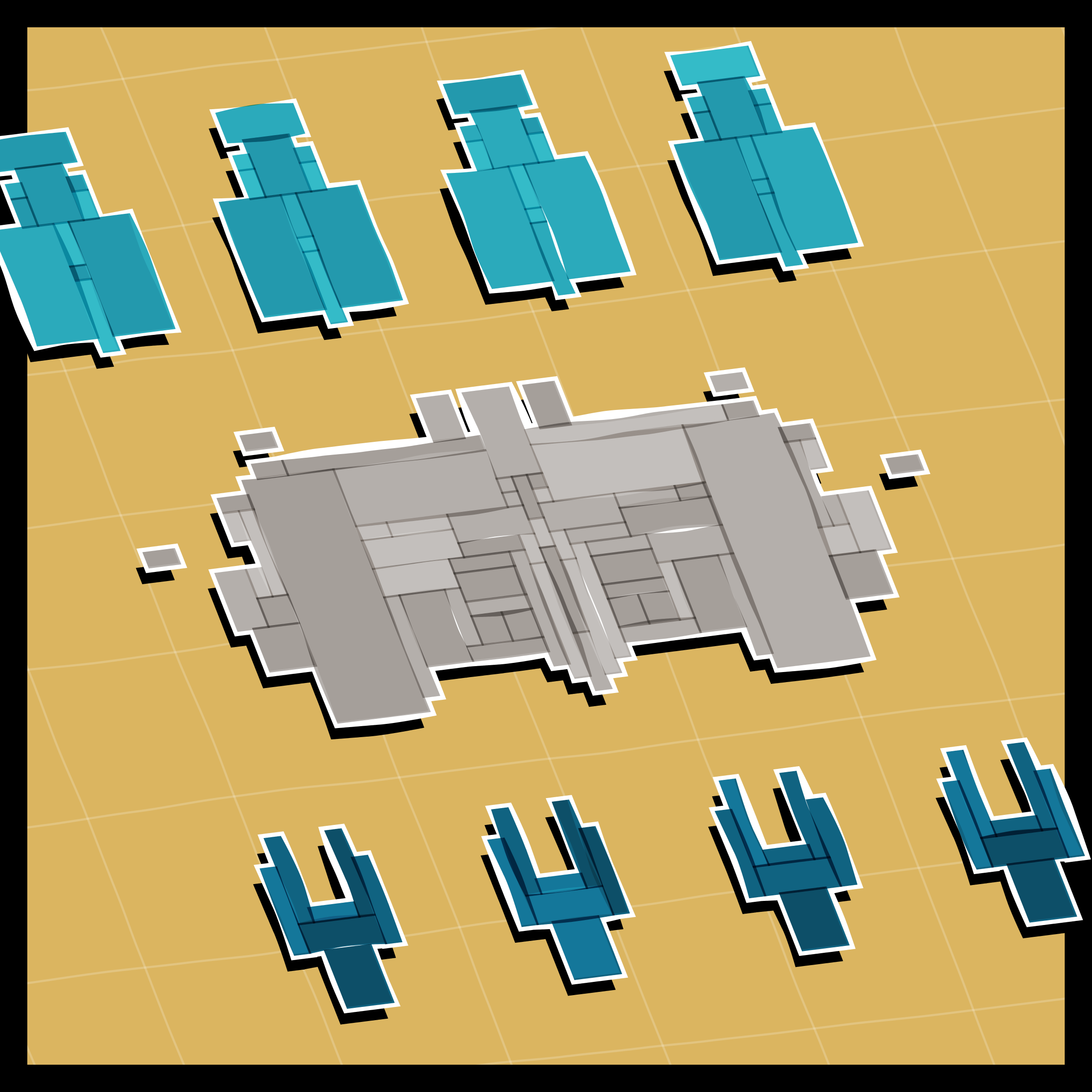 Art Blocks - Art Blocks v2 - Paper Armada #321 - NFT # 37000321