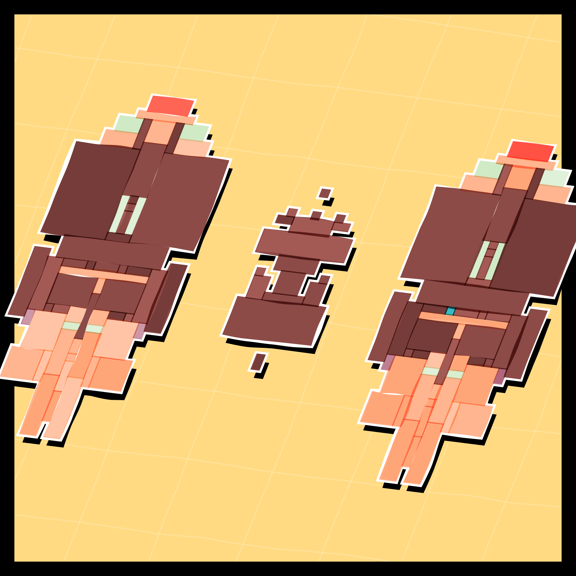 Art Blocks - Art Blocks v2 - Paper Armada #322 - NFT # 37000322