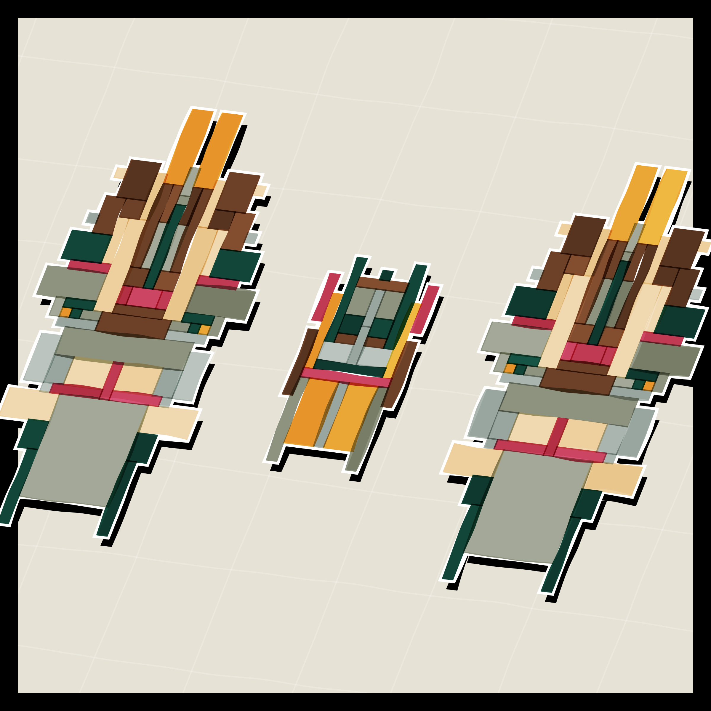 Art Blocks - Art Blocks v2 - Paper Armada #332 - NFT # 37000332