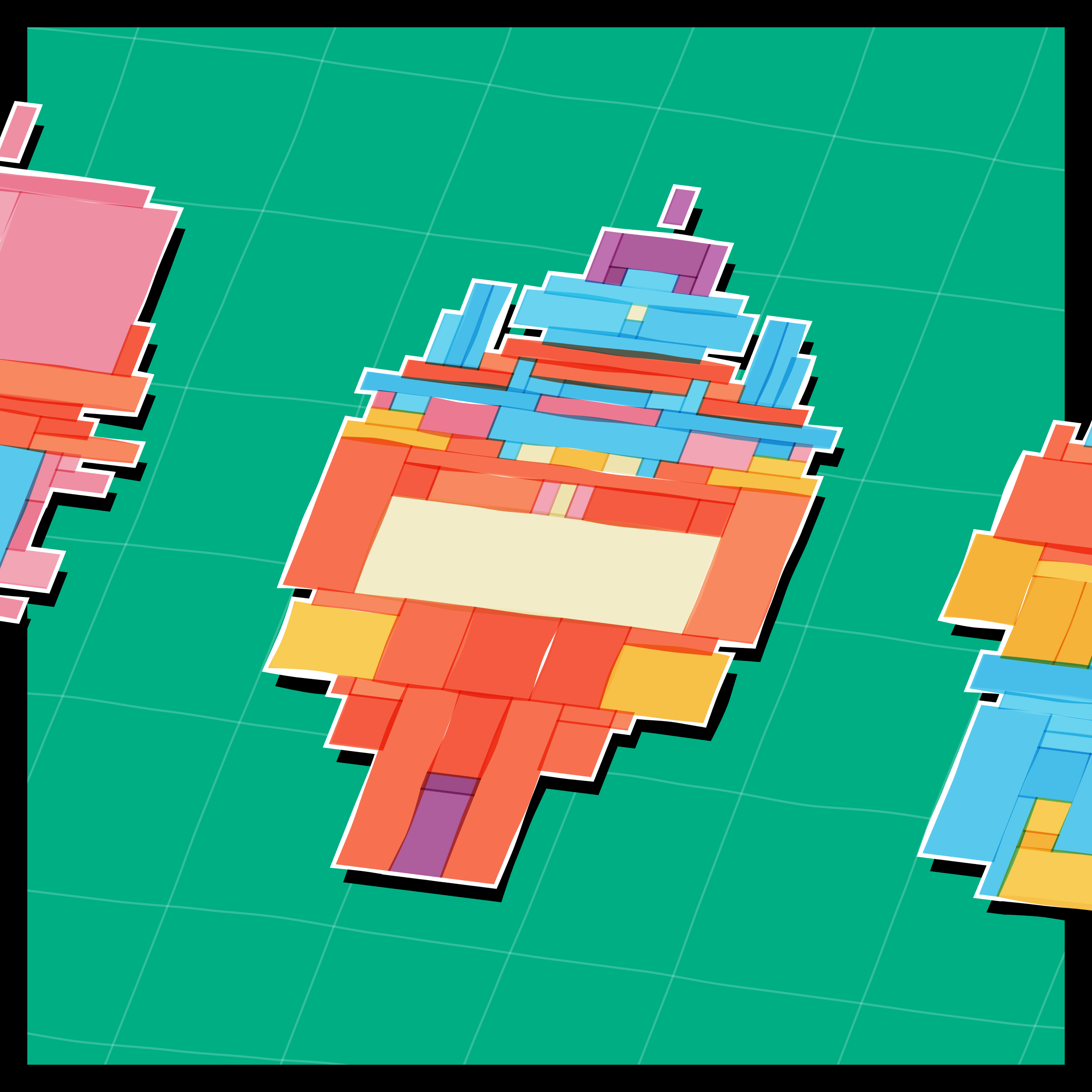 Art Blocks - Art Blocks v2 - Paper Armada #340 - NFT # 37000340