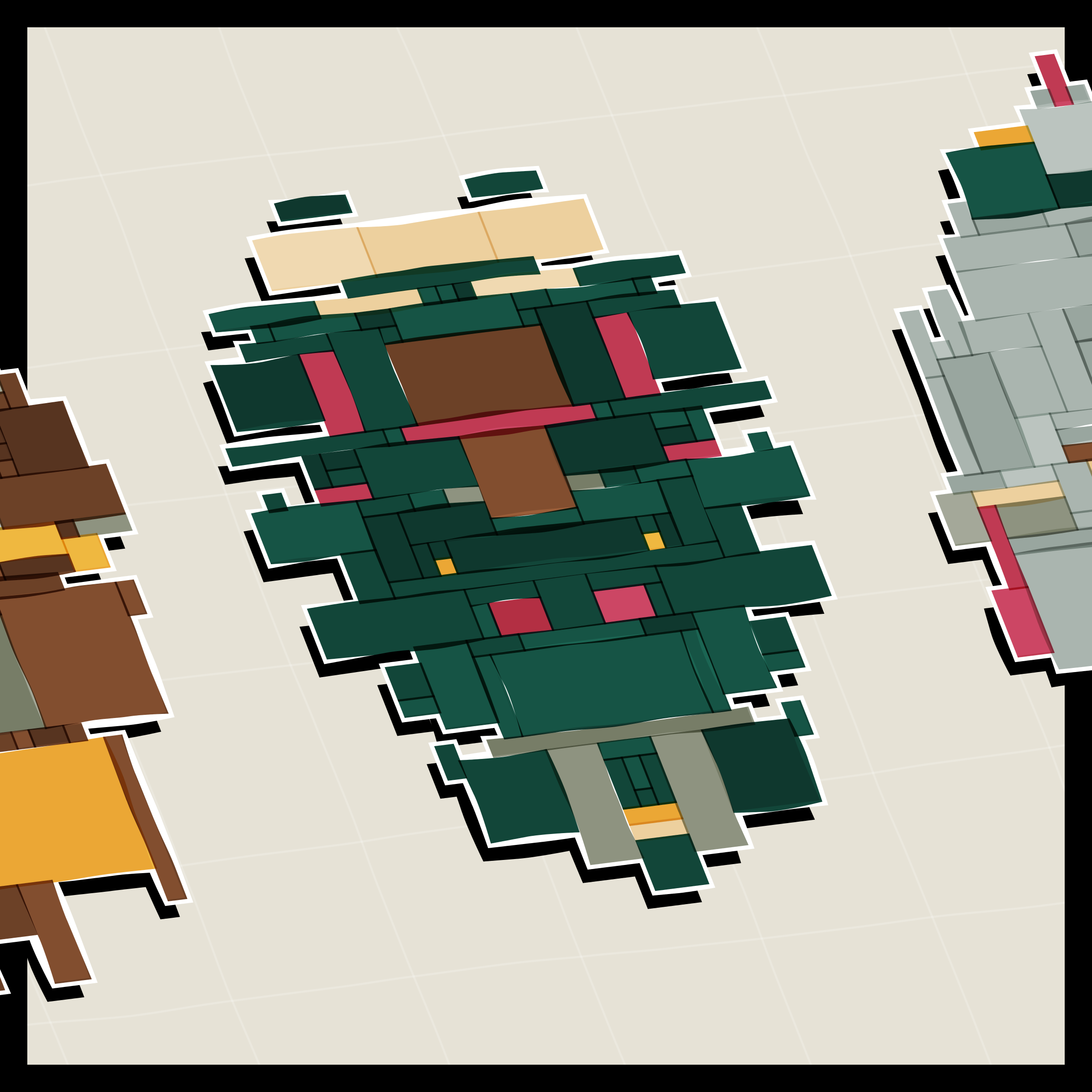 Art Blocks - Art Blocks v2 - Paper Armada #346 - NFT # 37000346