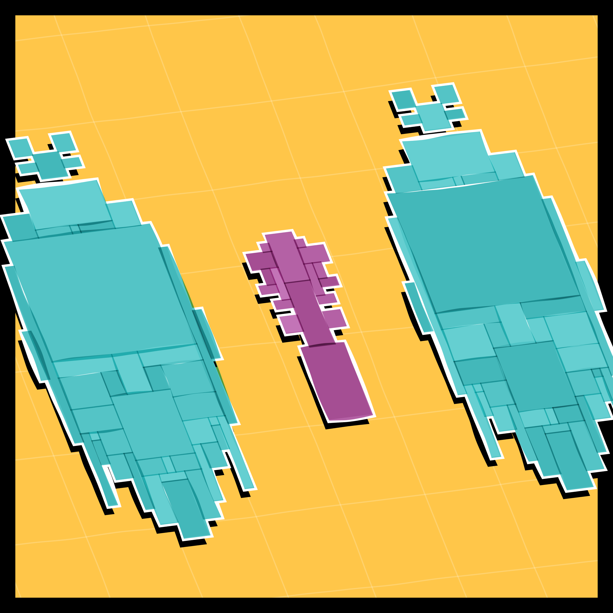 Art Blocks - Art Blocks v2 - Paper Armada #349 - NFT # 37000349