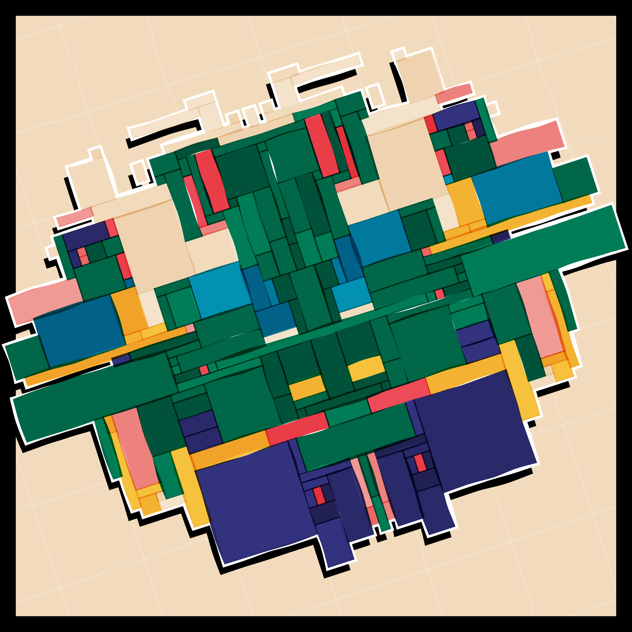 Art Blocks - Art Blocks v2 - Paper Armada #351 - NFT # 37000351