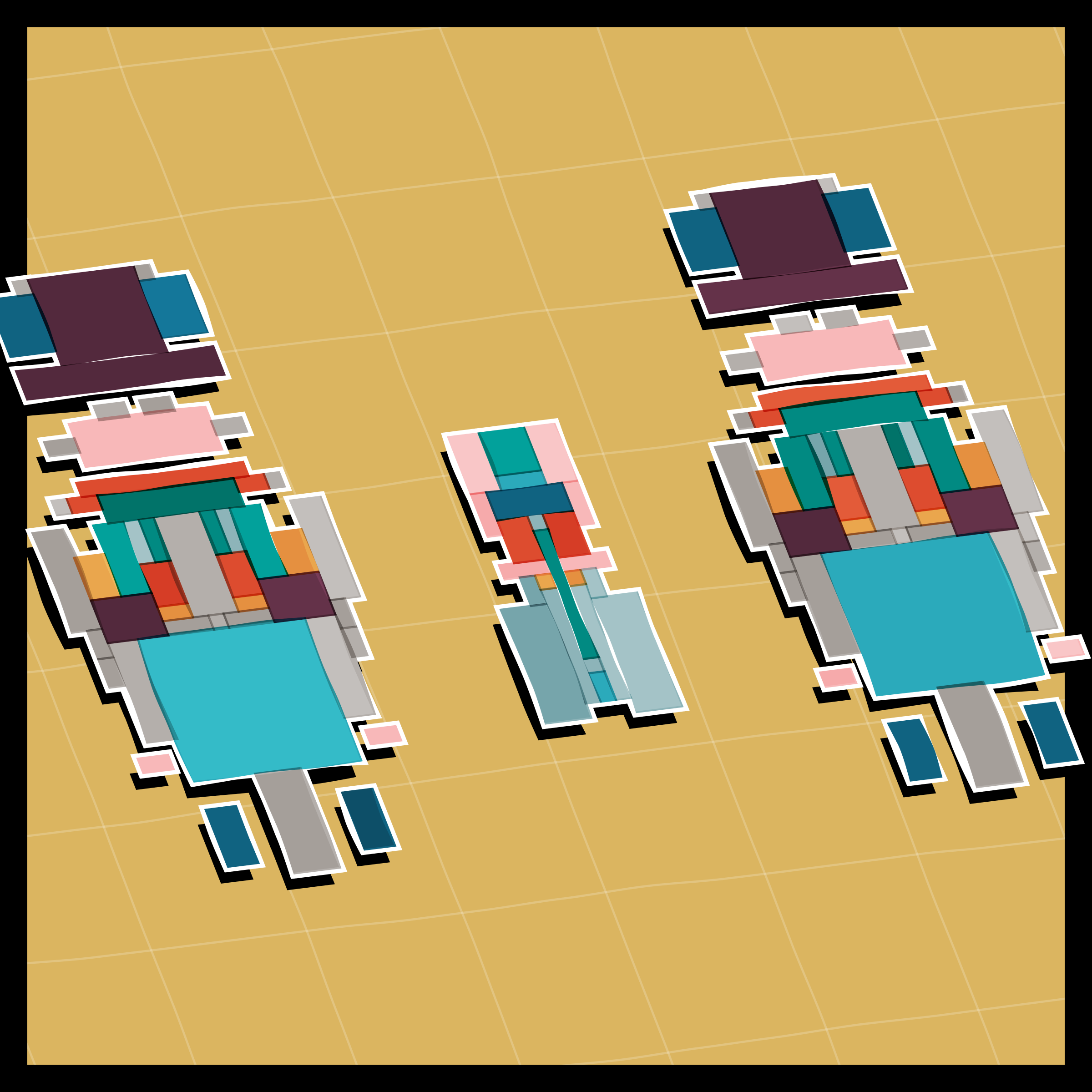 Art Blocks - Art Blocks v2 - Paper Armada #353 - NFT # 37000353