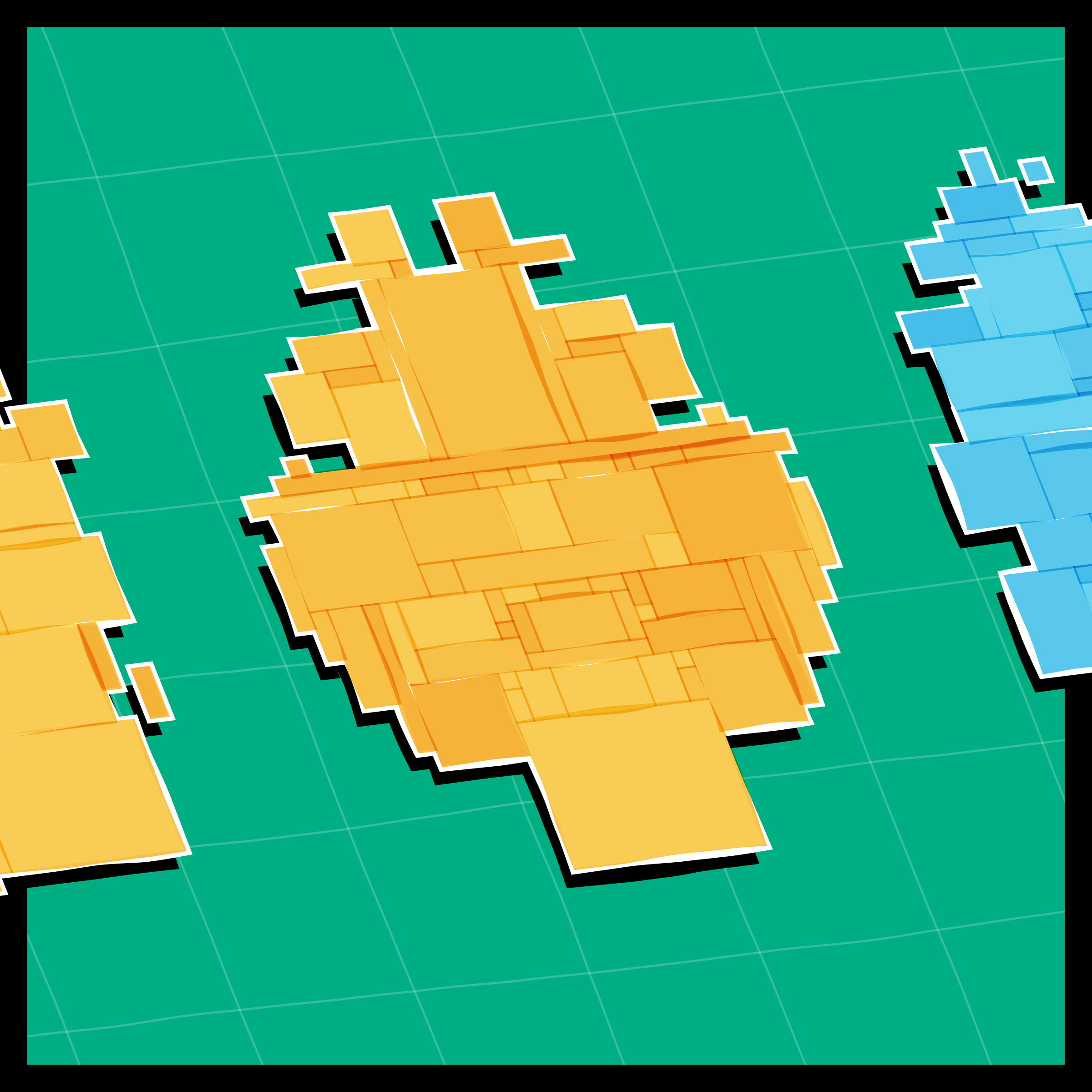 Art Blocks - Art Blocks v2 - Paper Armada #354 - NFT # 37000354