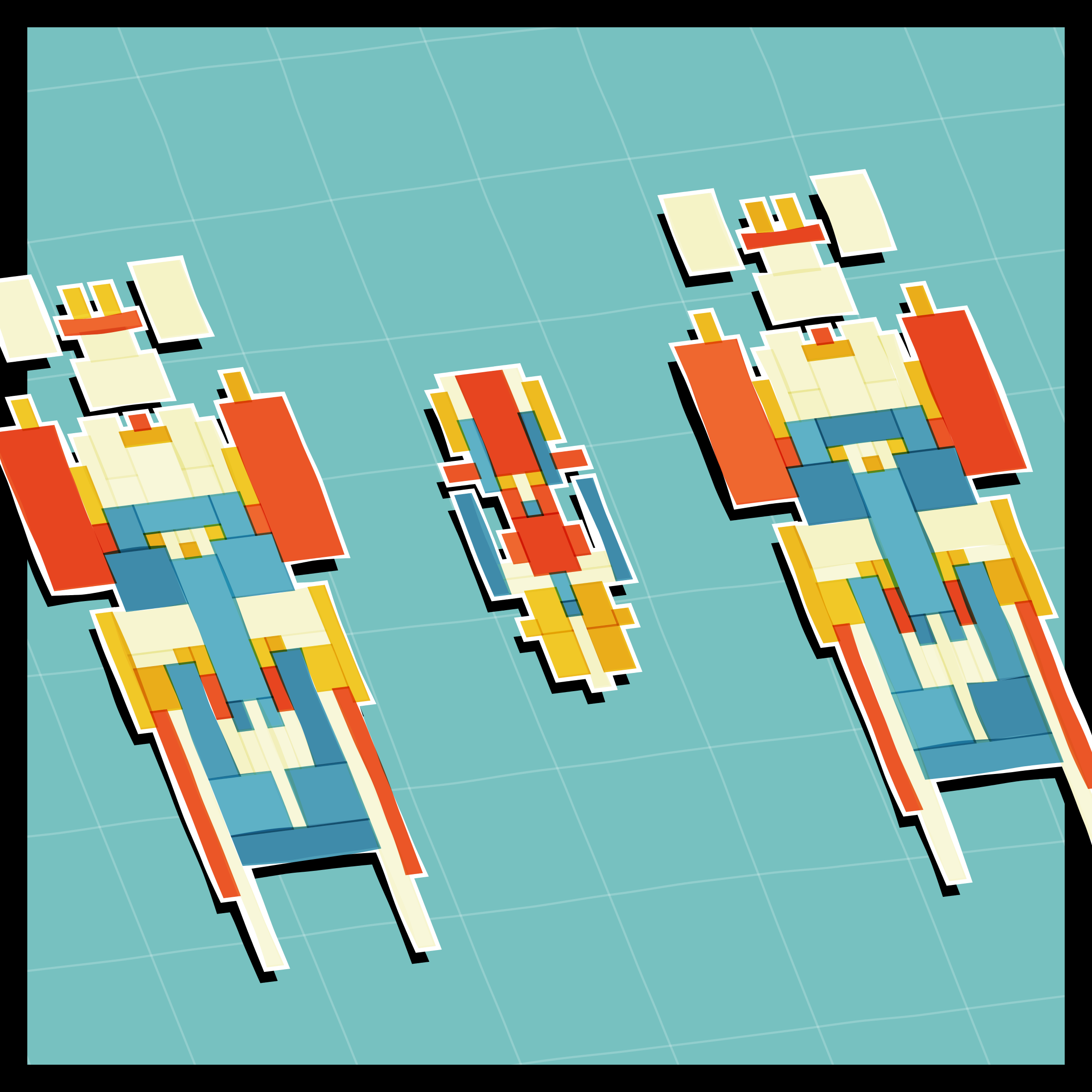 Art Blocks - Art Blocks v2 - Paper Armada #363 - NFT # 37000363