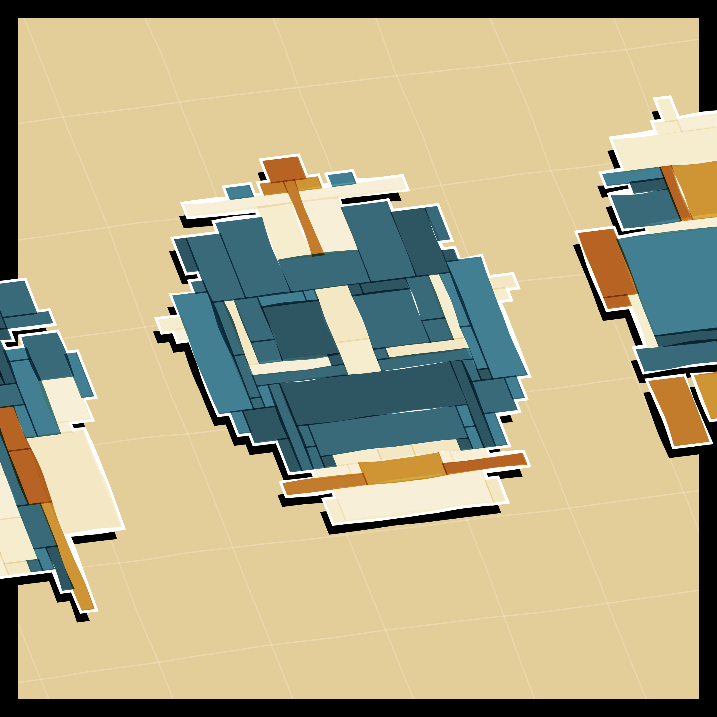 Art Blocks - Art Blocks v2 - Paper Armada #373 - NFT # 37000373