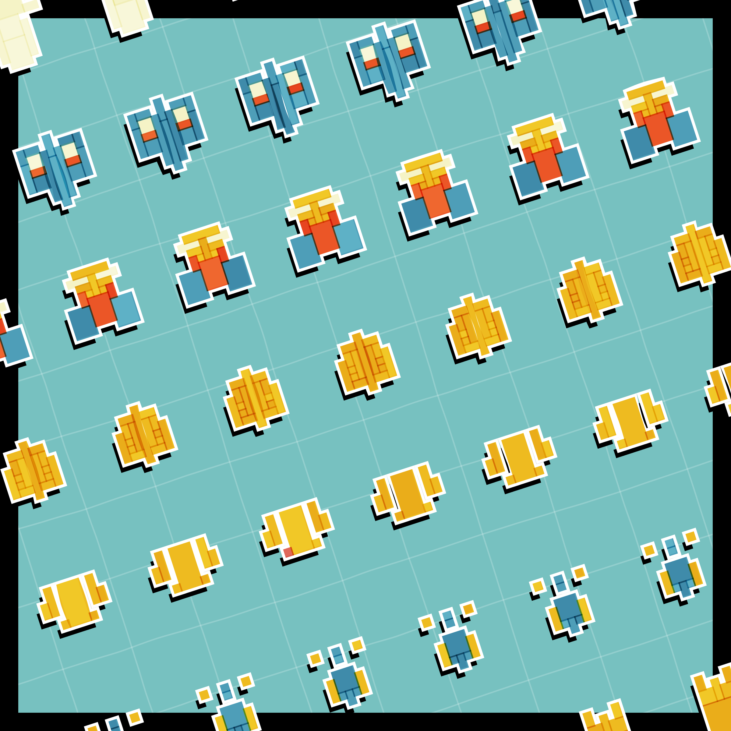 Art Blocks - Art Blocks v2 - Paper Armada #382 - NFT # 37000382