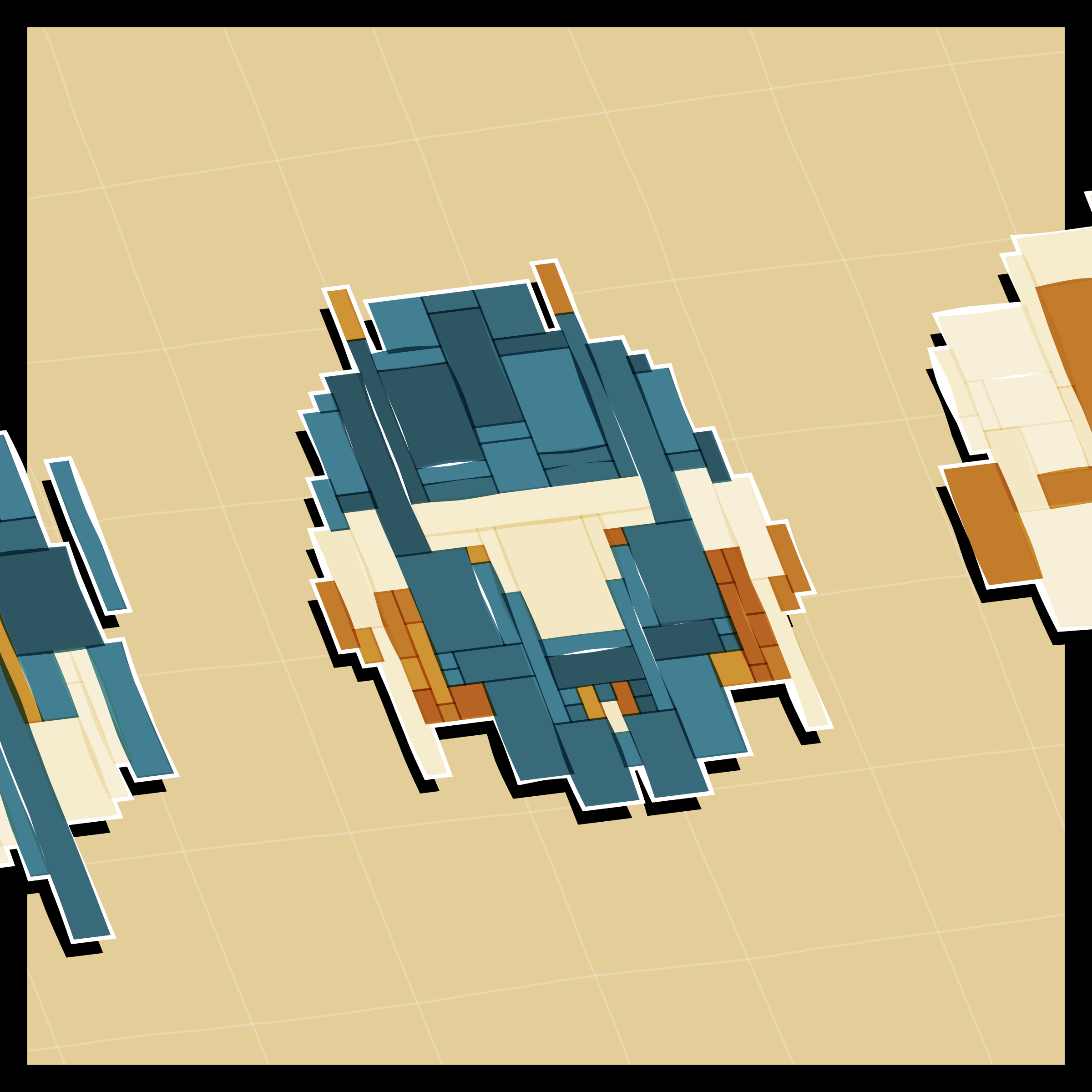 Art Blocks - Art Blocks v2 - Paper Armada #385 - NFT # 37000385