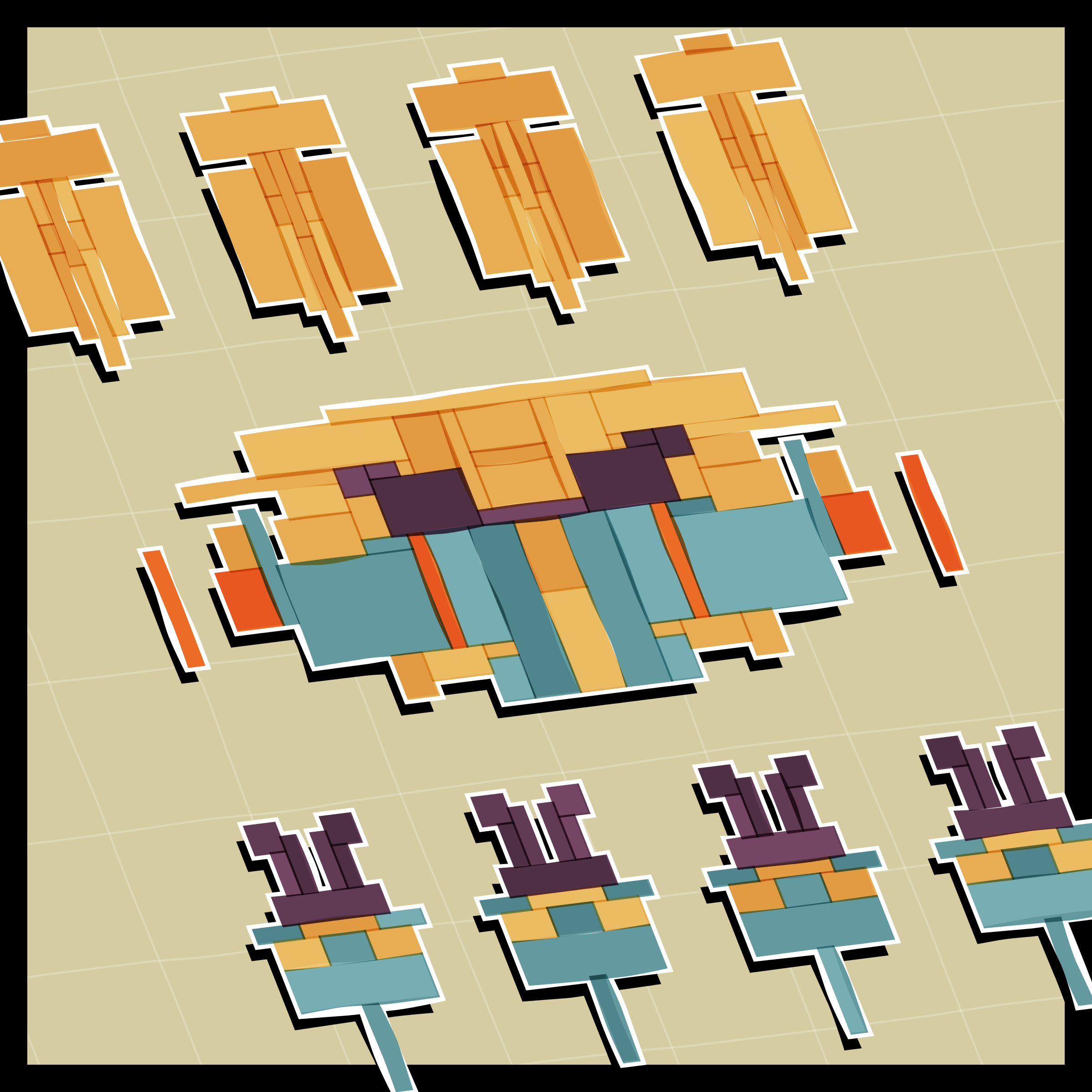 Art Blocks - Art Blocks v2 - Paper Armada #391 - NFT # 37000391