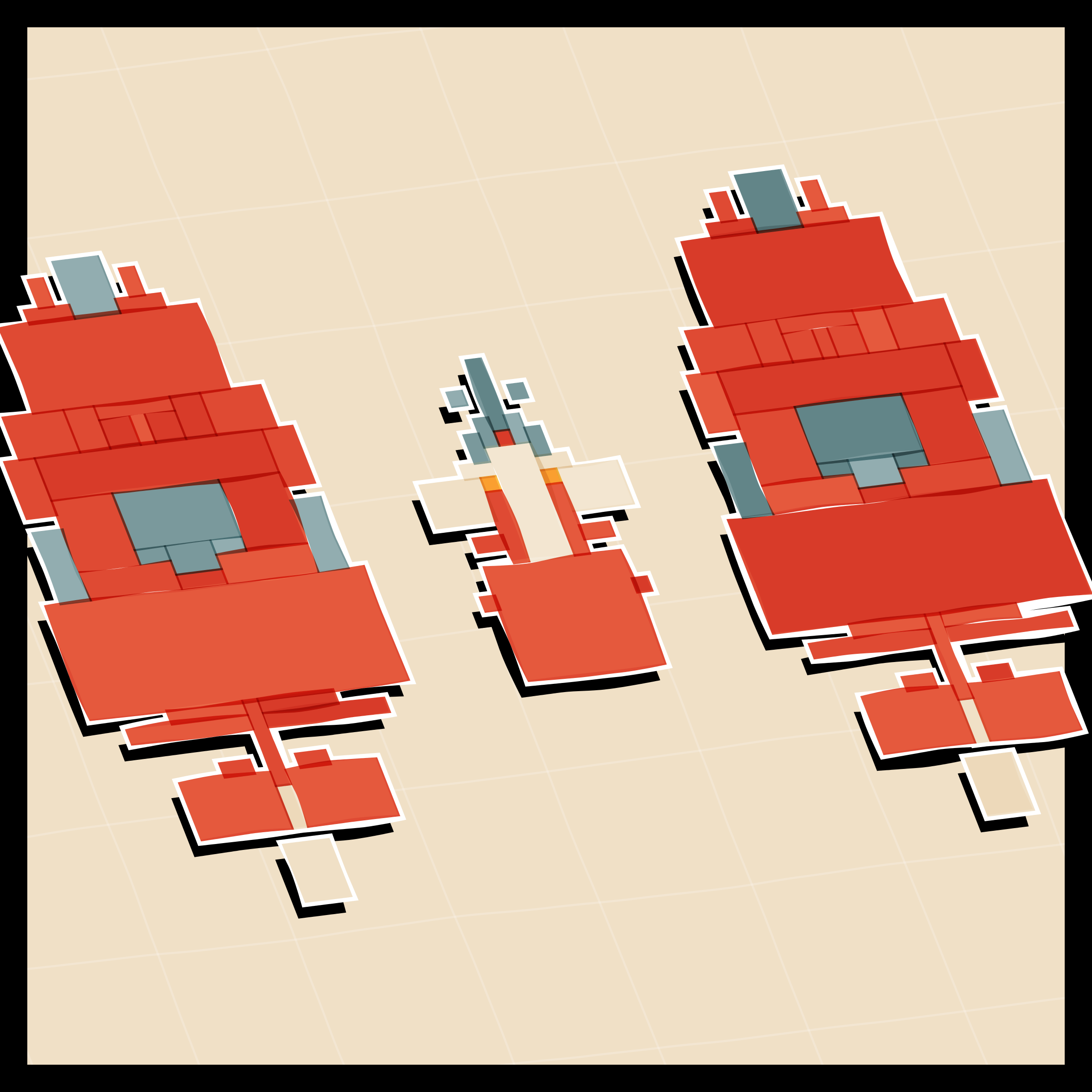 Art Blocks - Art Blocks v2 - Paper Armada #396 - NFT # 37000396