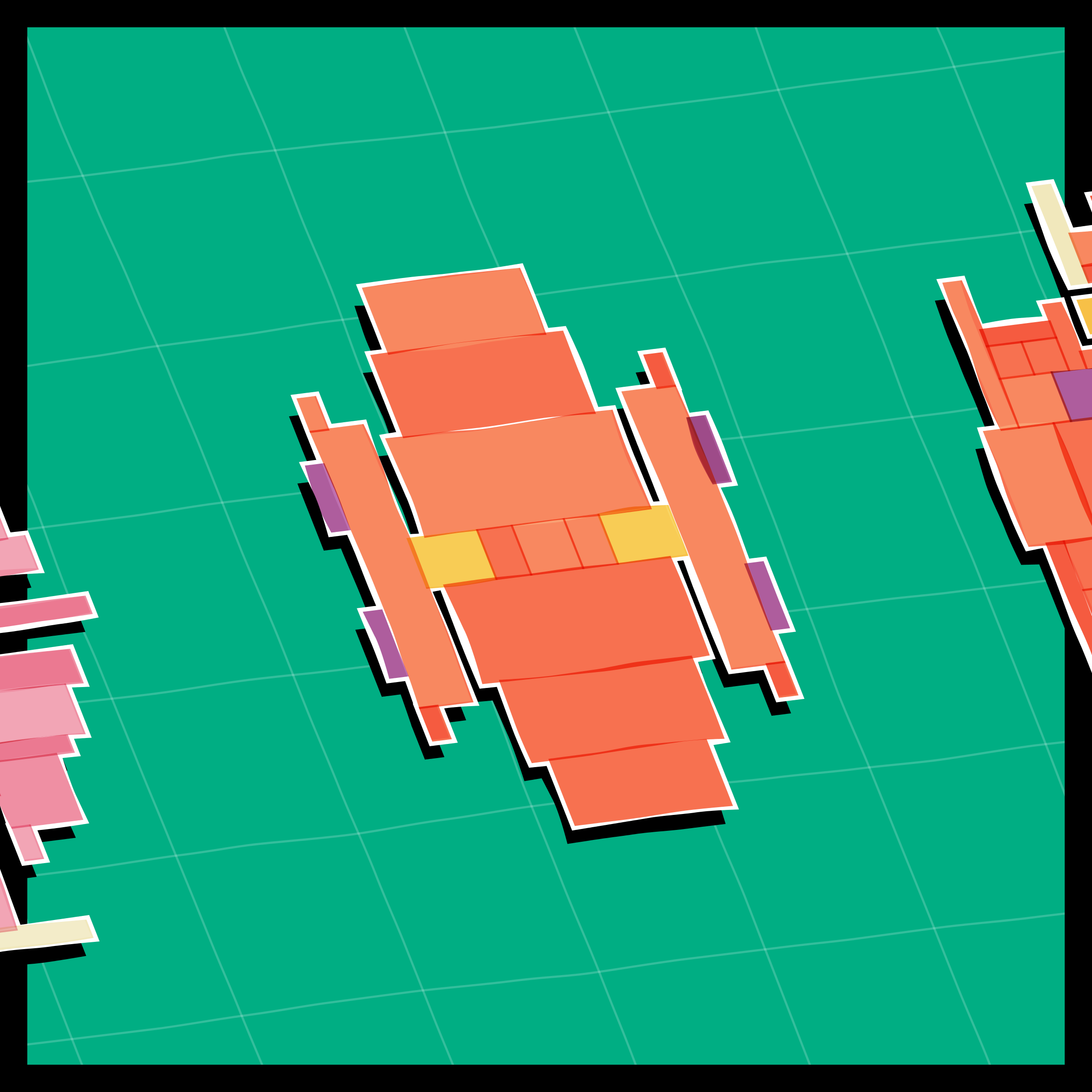 Art Blocks - Art Blocks v2 - Paper Armada #398 - NFT # 37000398