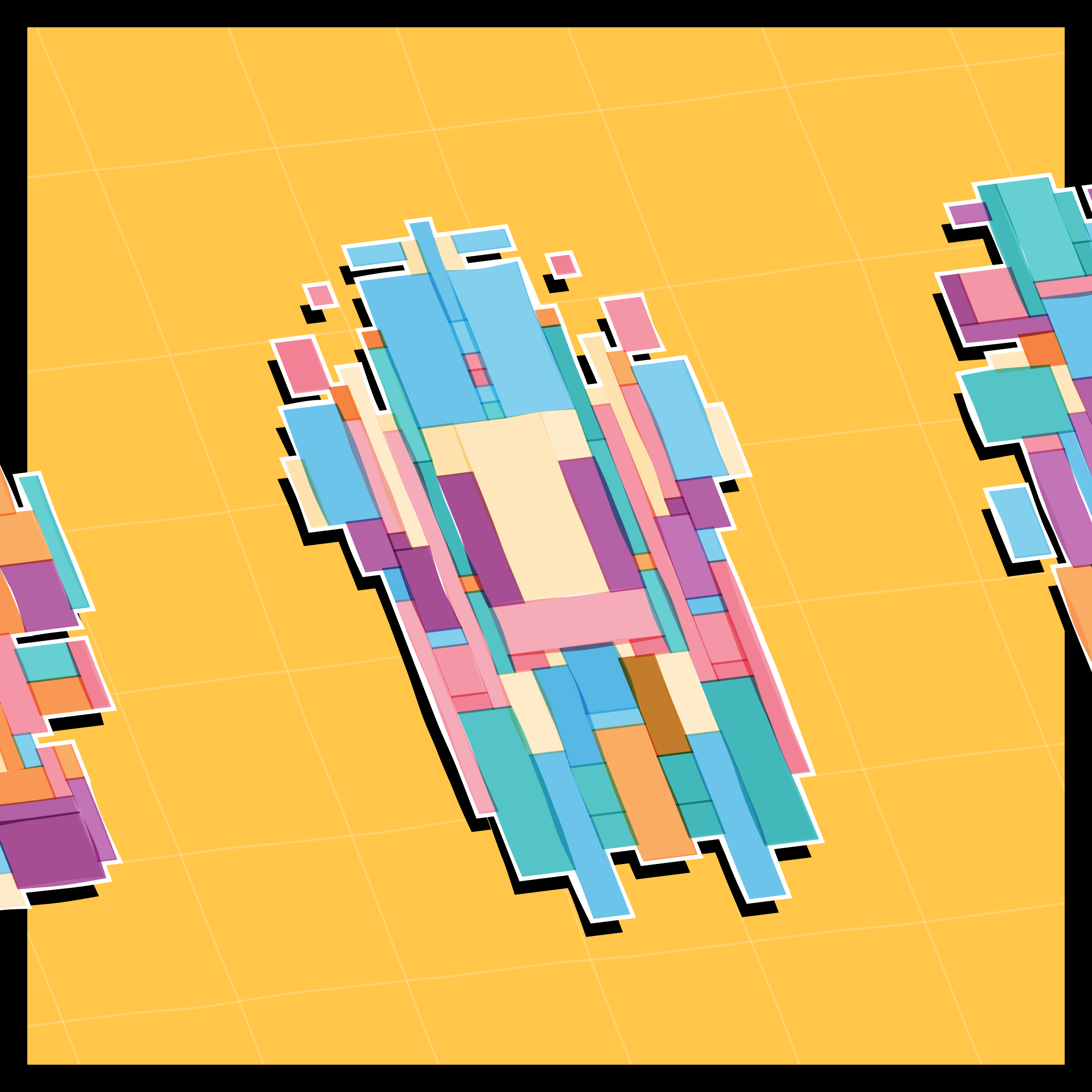 Art Blocks - Art Blocks v2 - Paper Armada #404 - NFT # 37000404