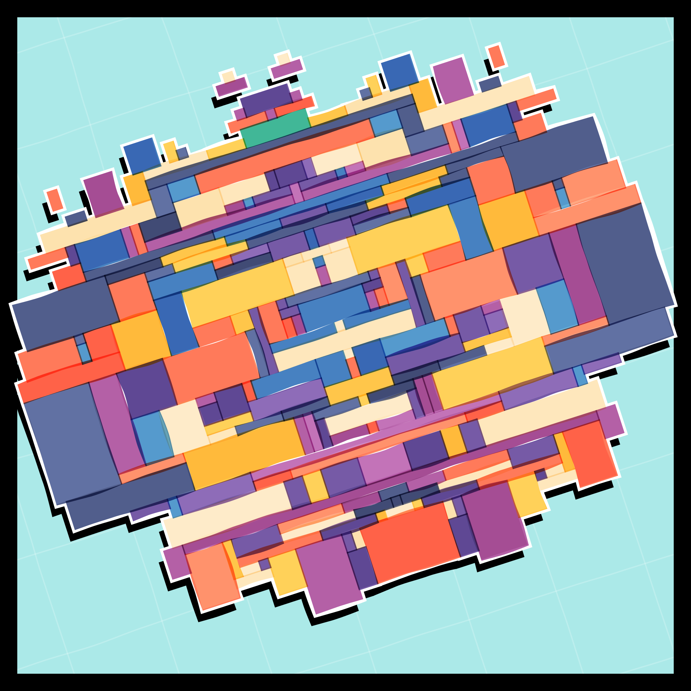 Art Blocks - Art Blocks v2 - Paper Armada #407 - NFT # 37000407