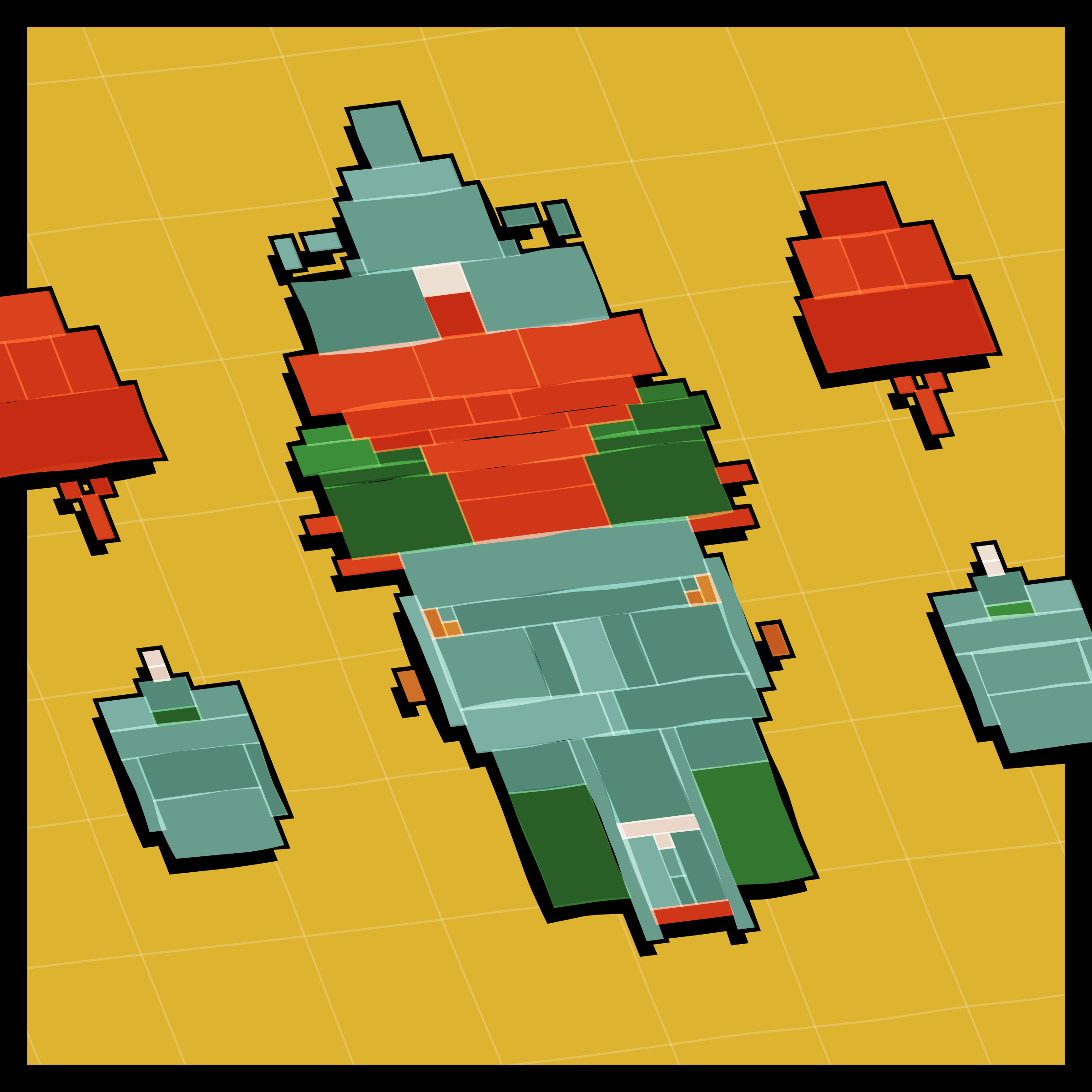 Art Blocks - Art Blocks v2 - Paper Armada #408 - NFT # 37000408