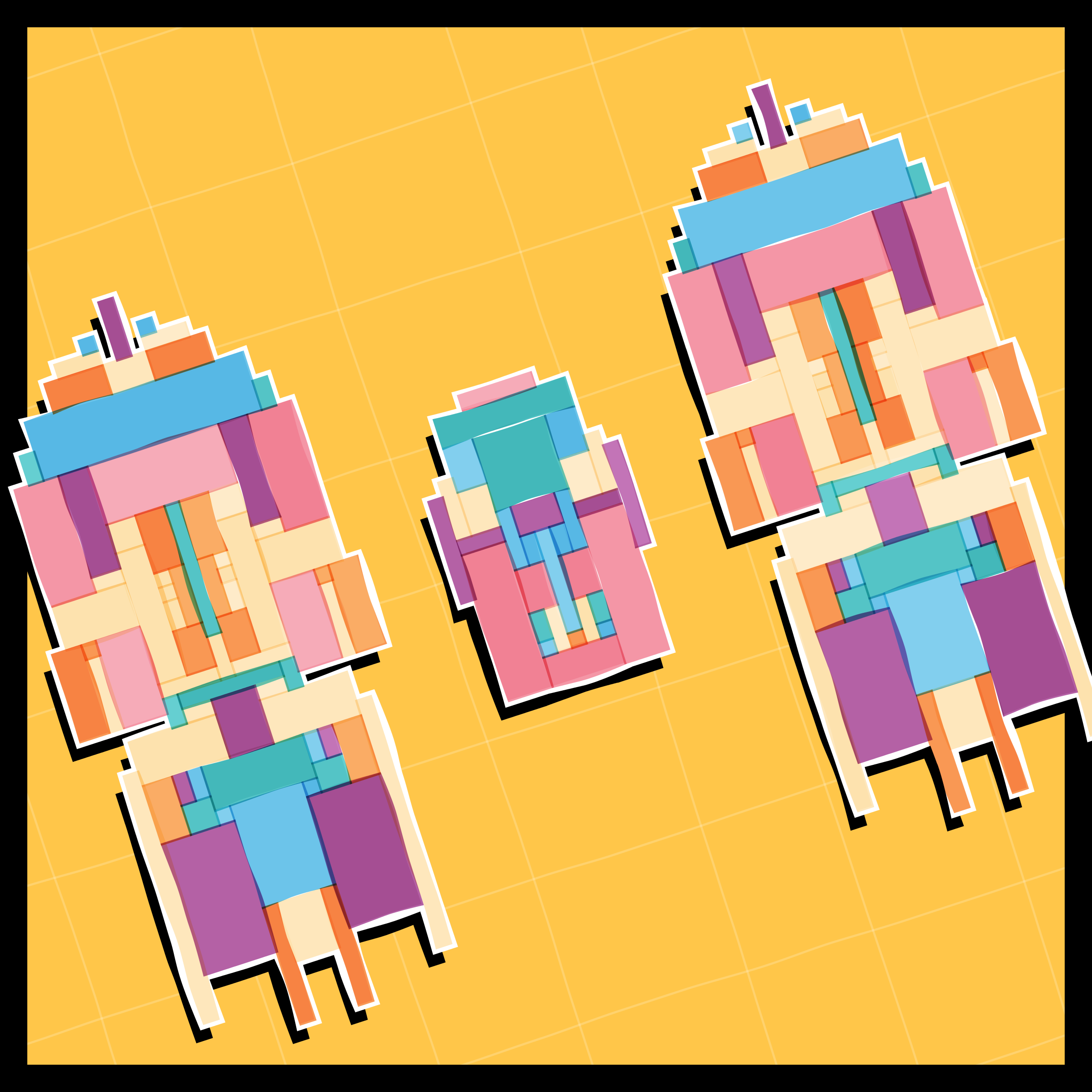 Art Blocks - Art Blocks v2 - Paper Armada #423 - NFT # 37000423