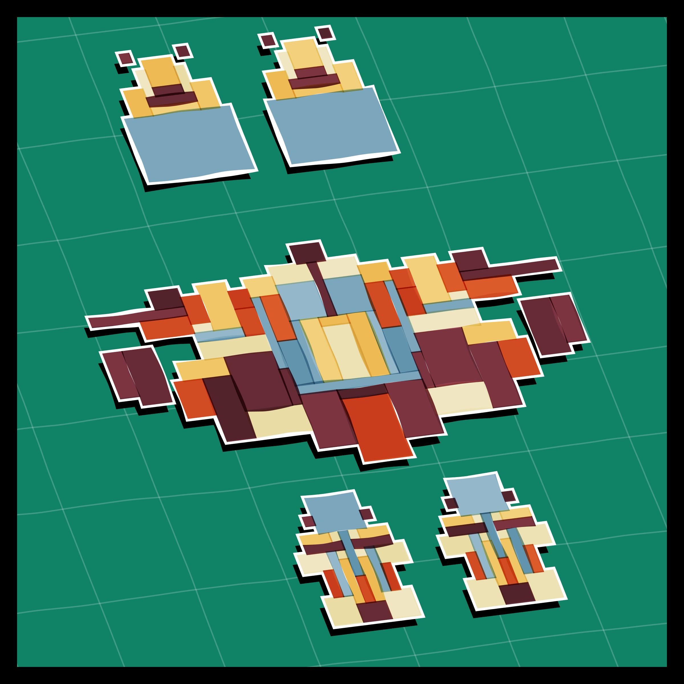 Art Blocks - Art Blocks v2 - Paper Armada #436 - NFT # 37000436