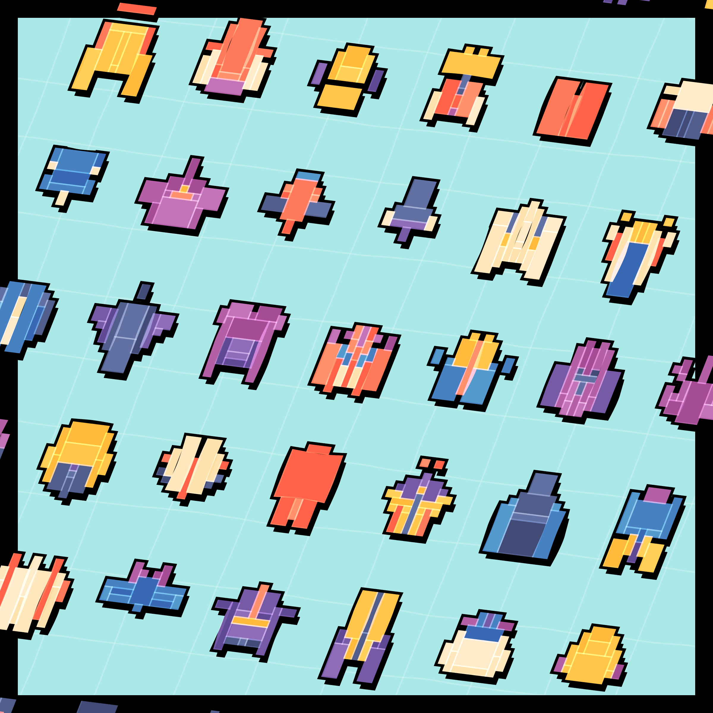 Art Blocks - Art Blocks v2 - Paper Armada #441 - NFT # 37000441