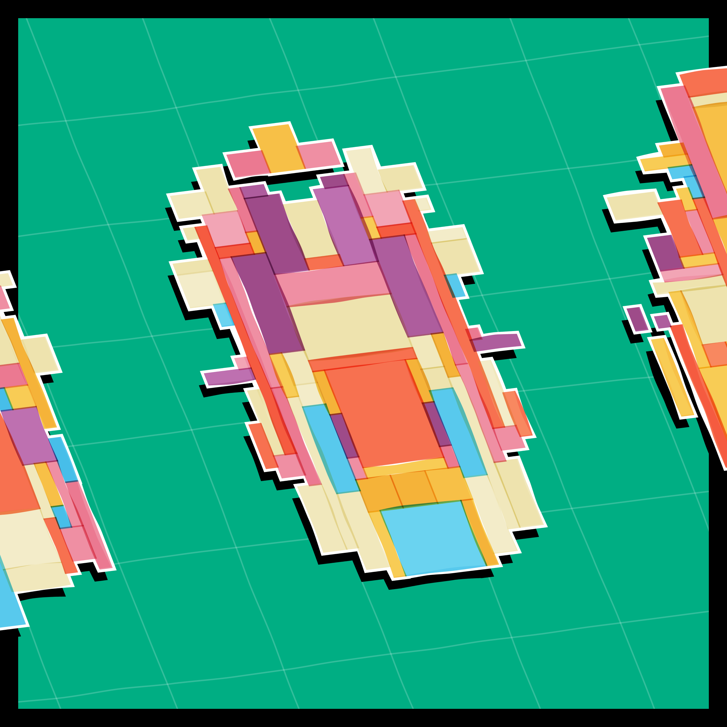Art Blocks - Art Blocks v2 - Paper Armada #453 - NFT # 37000453