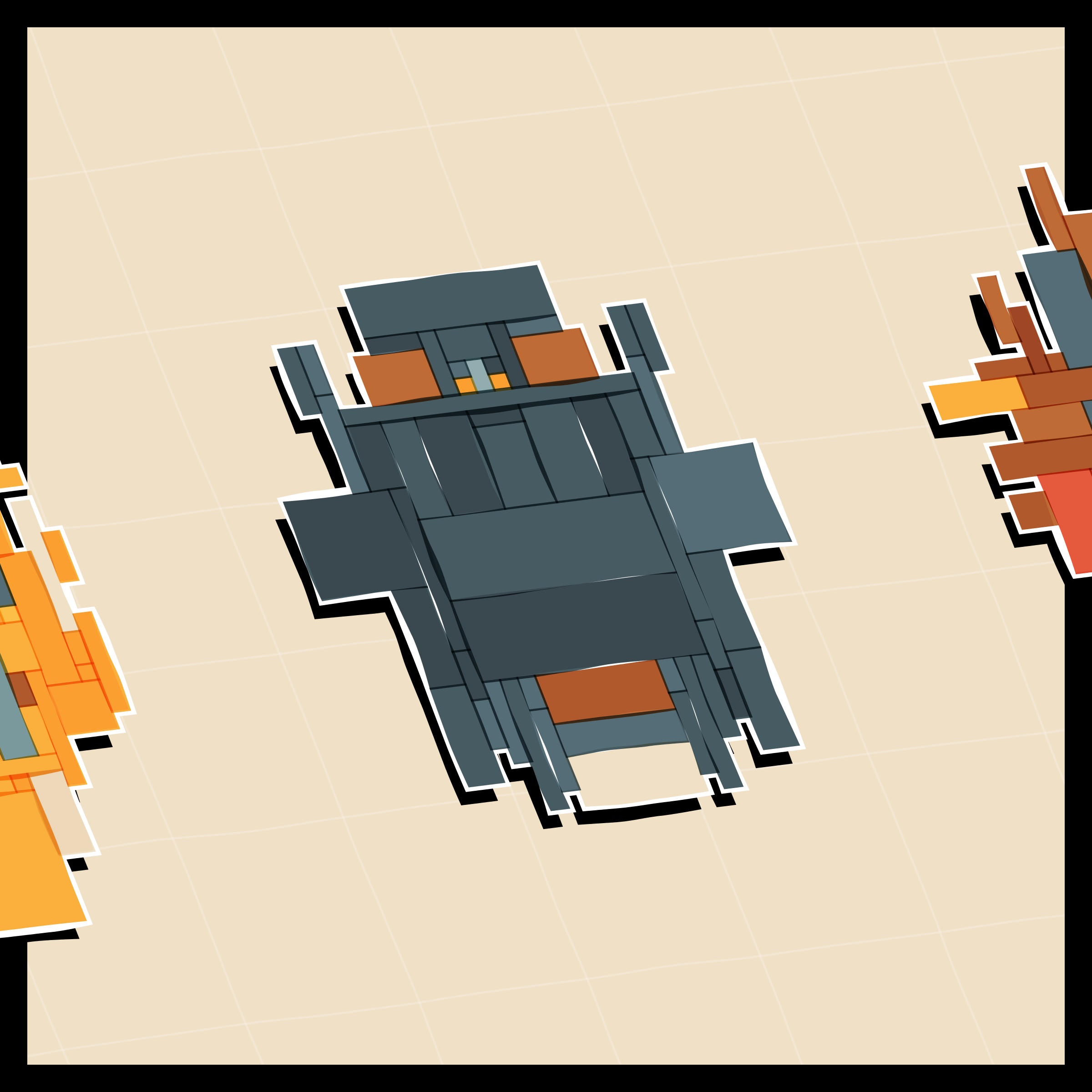 Art Blocks - Art Blocks v2 - Paper Armada #454 - NFT # 37000454