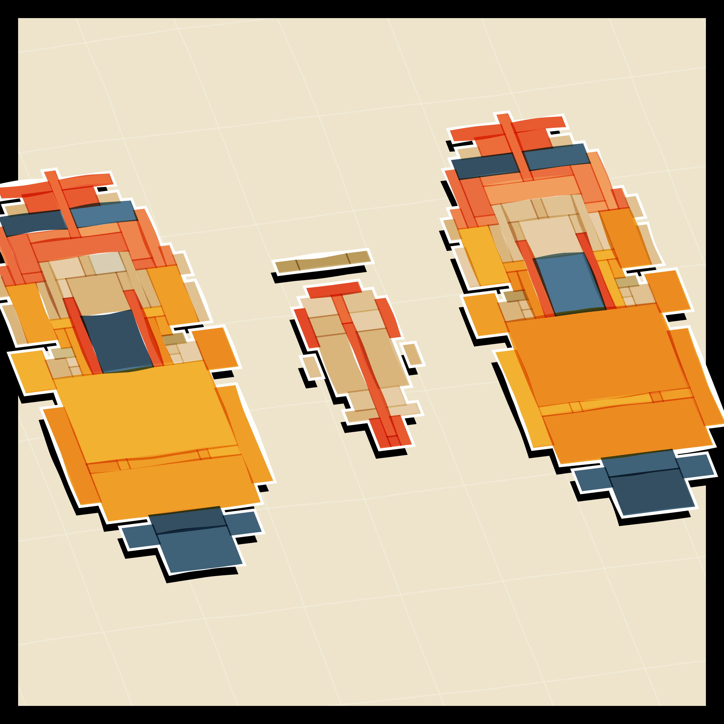 Art Blocks - Art Blocks v2 - Paper Armada #455 - NFT # 37000455